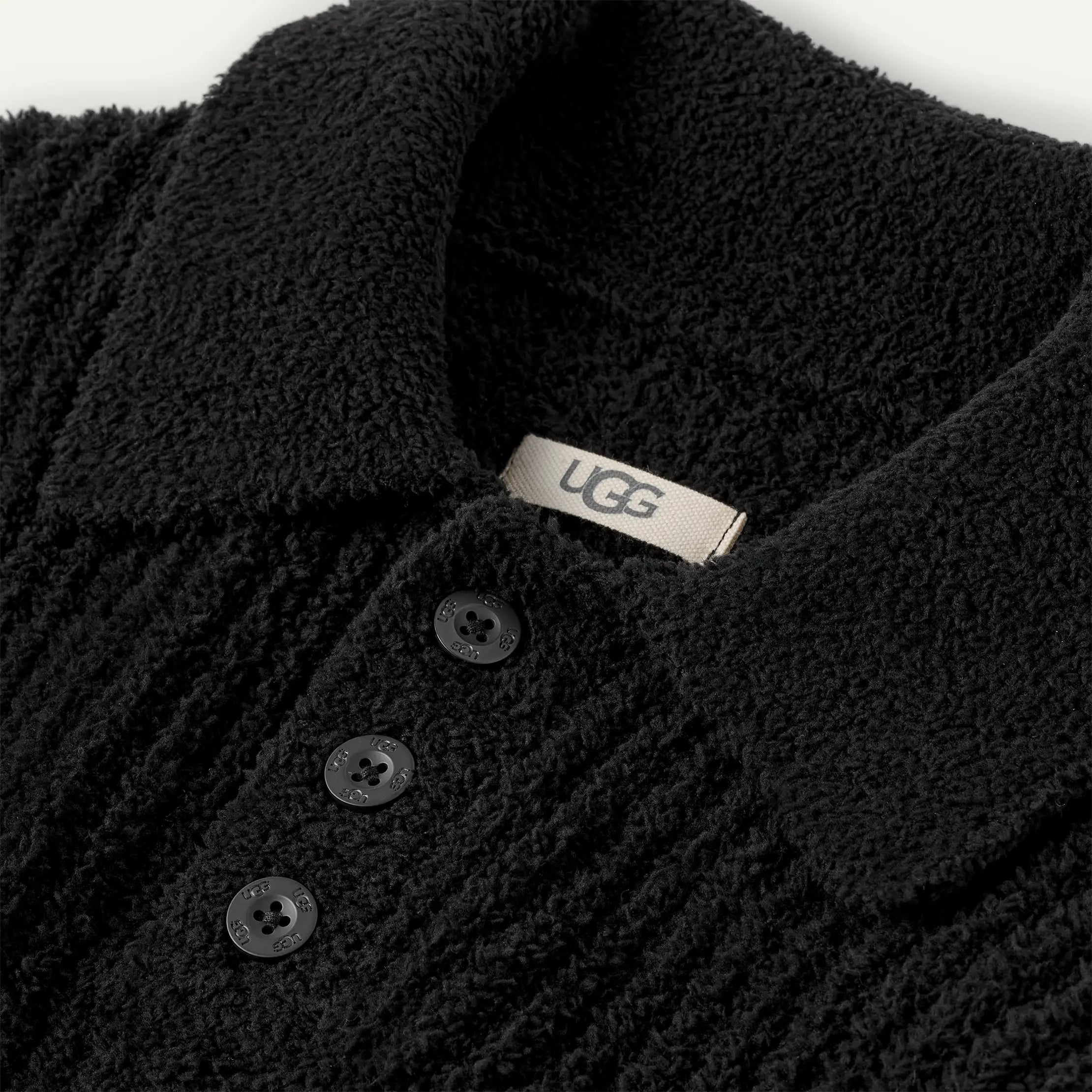 Men's Lendon Rugby Top - BLACK