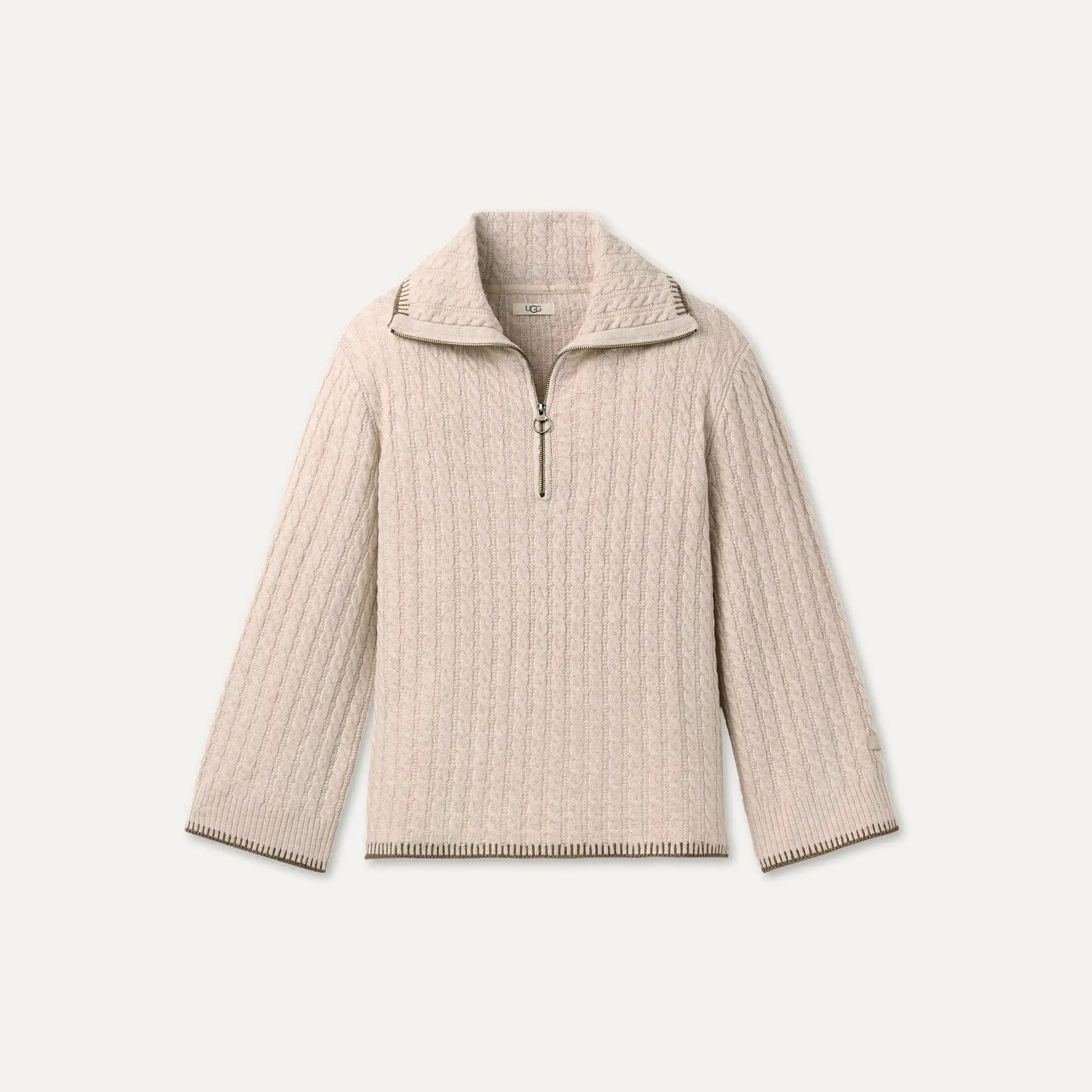 Women's Rylynn Quarter-Zip Sweater - OATMEAL HEATHER