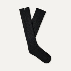 Women's Rensa Cable Knit Knee High - BLACK