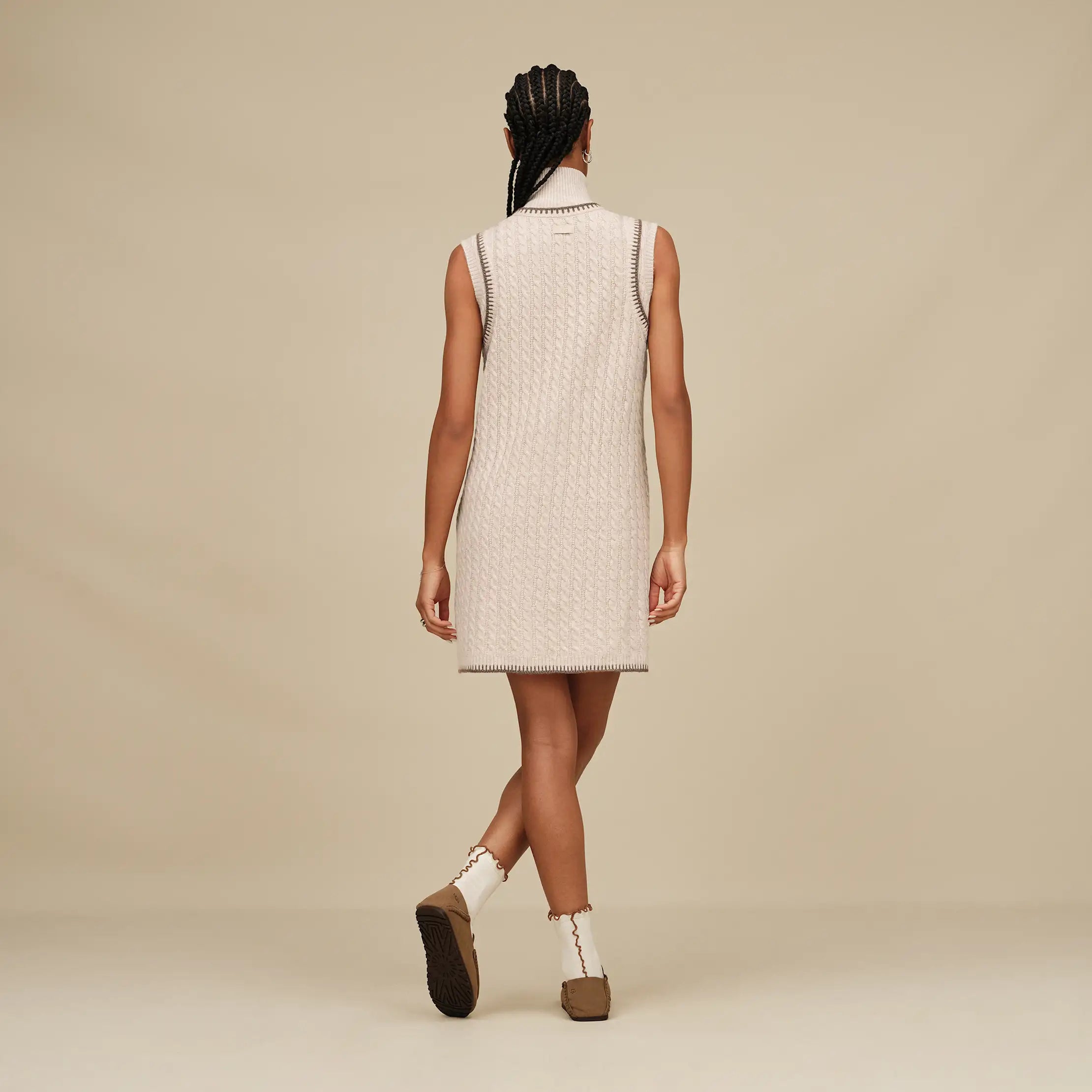 Women's Rylynn Quarter-Zip Dress - OATMEAL HEATHER