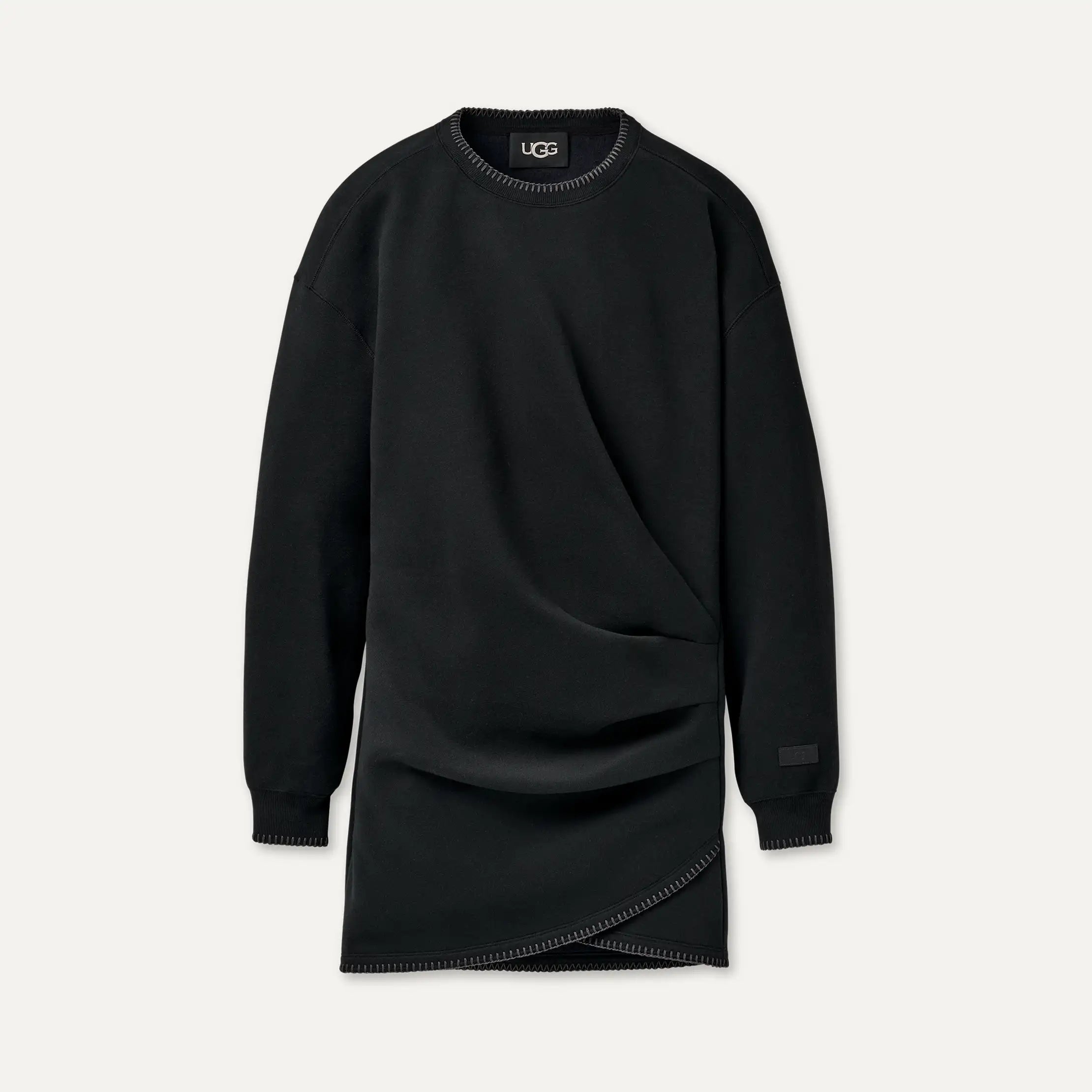 Women's Classic Tulip Mini Dress - BLACK