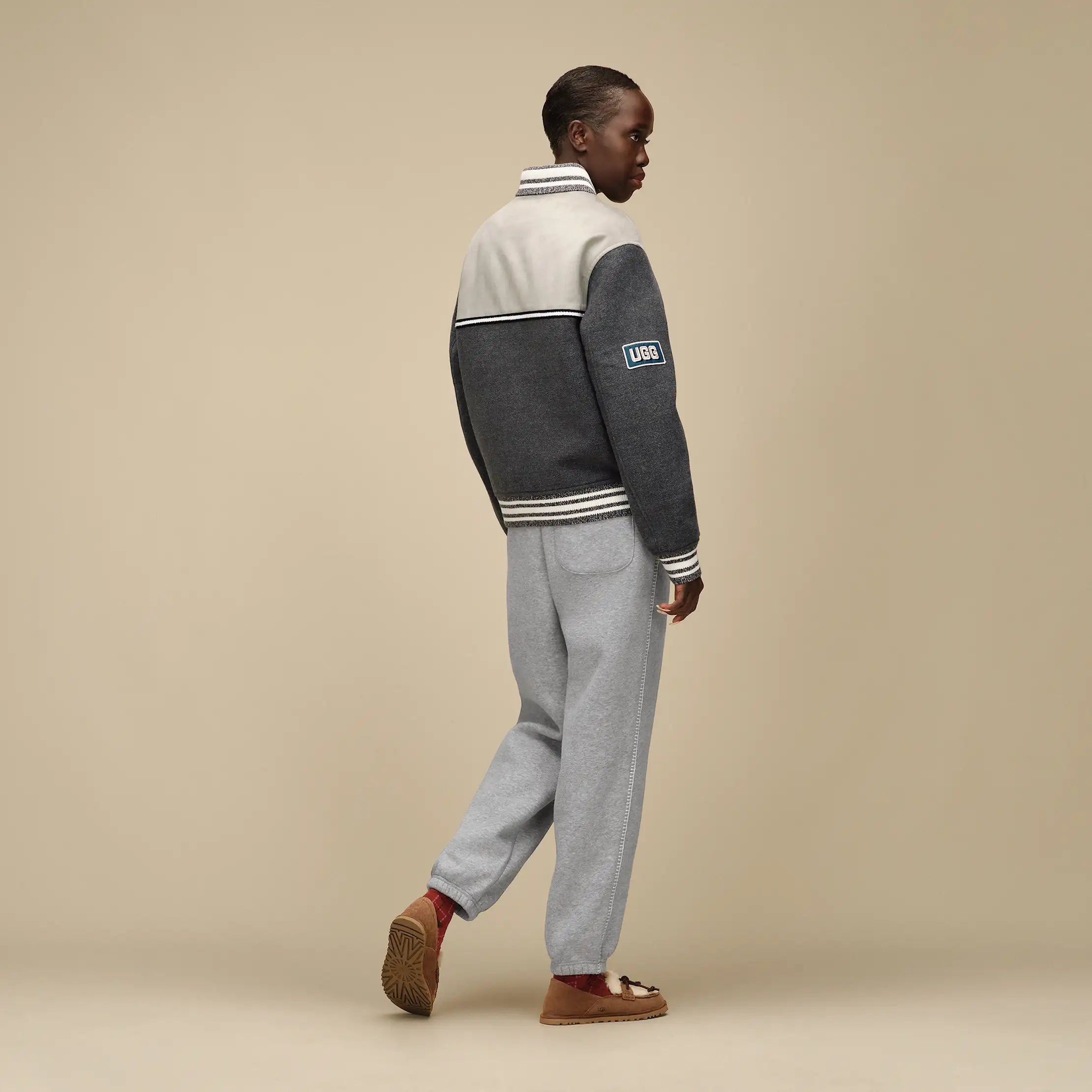 All Gender UGG Retro Jacket - DENSE SMOKE / COBBLE