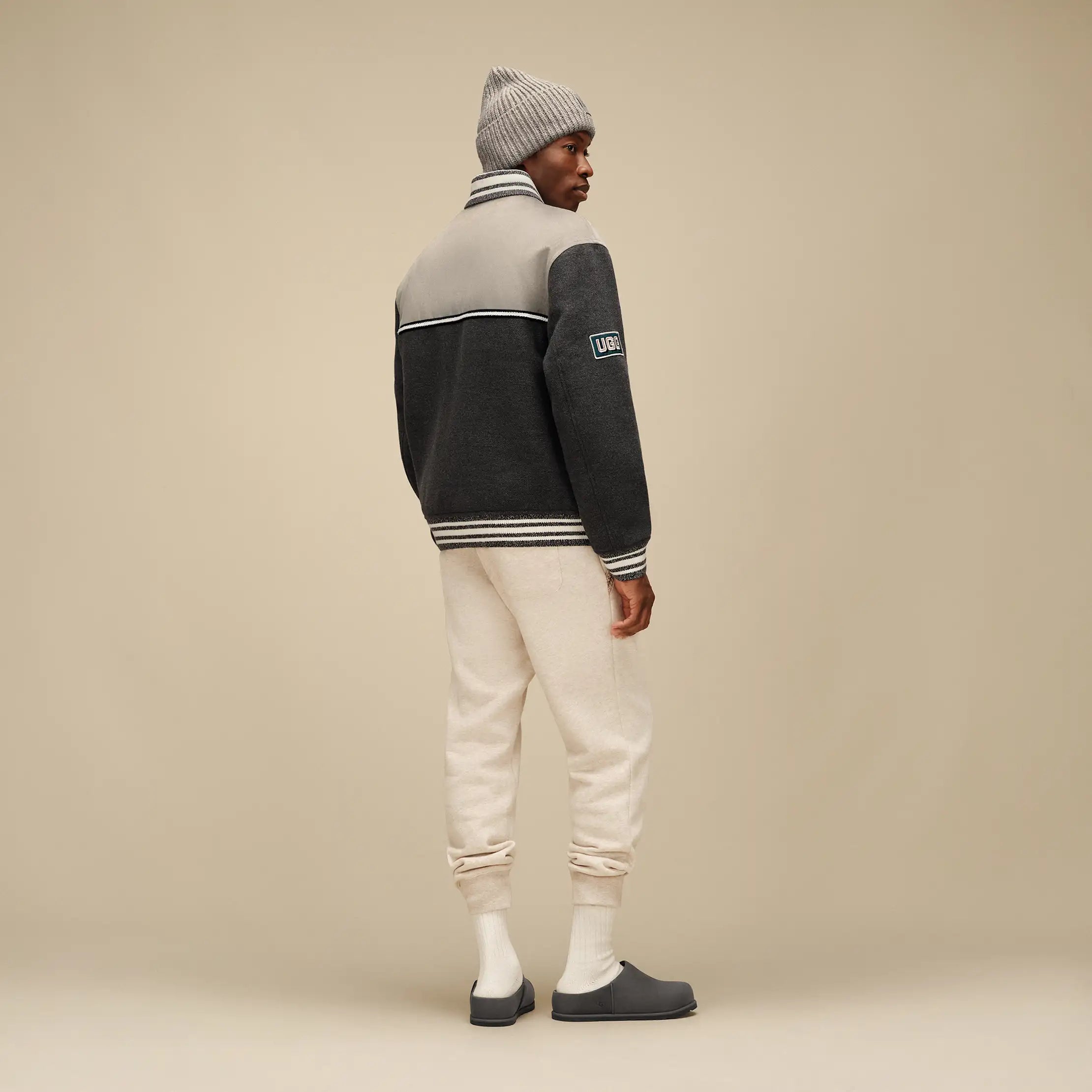 All Gender UGG Retro Jacket - DENSE SMOKE / COBBLE
