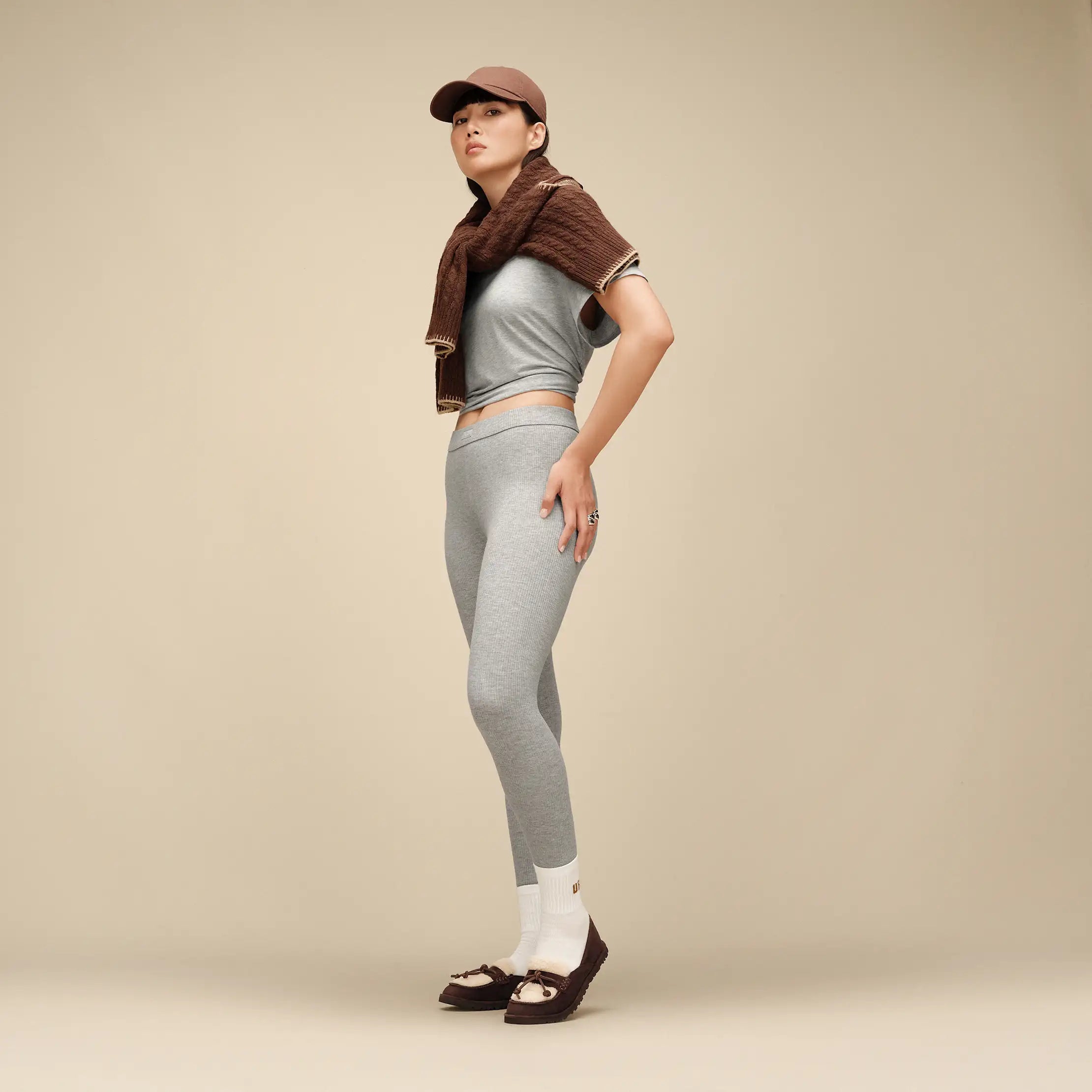 Women's Quinlin Logo Quarter 3 Pack - STORMY BLUE / CHESTNUT / SHADED CLOVER