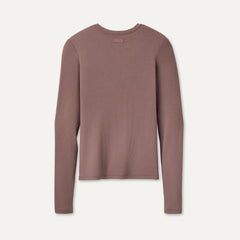 Women's Aidelene Long Sleeve Rib Tee - ALLSPICE