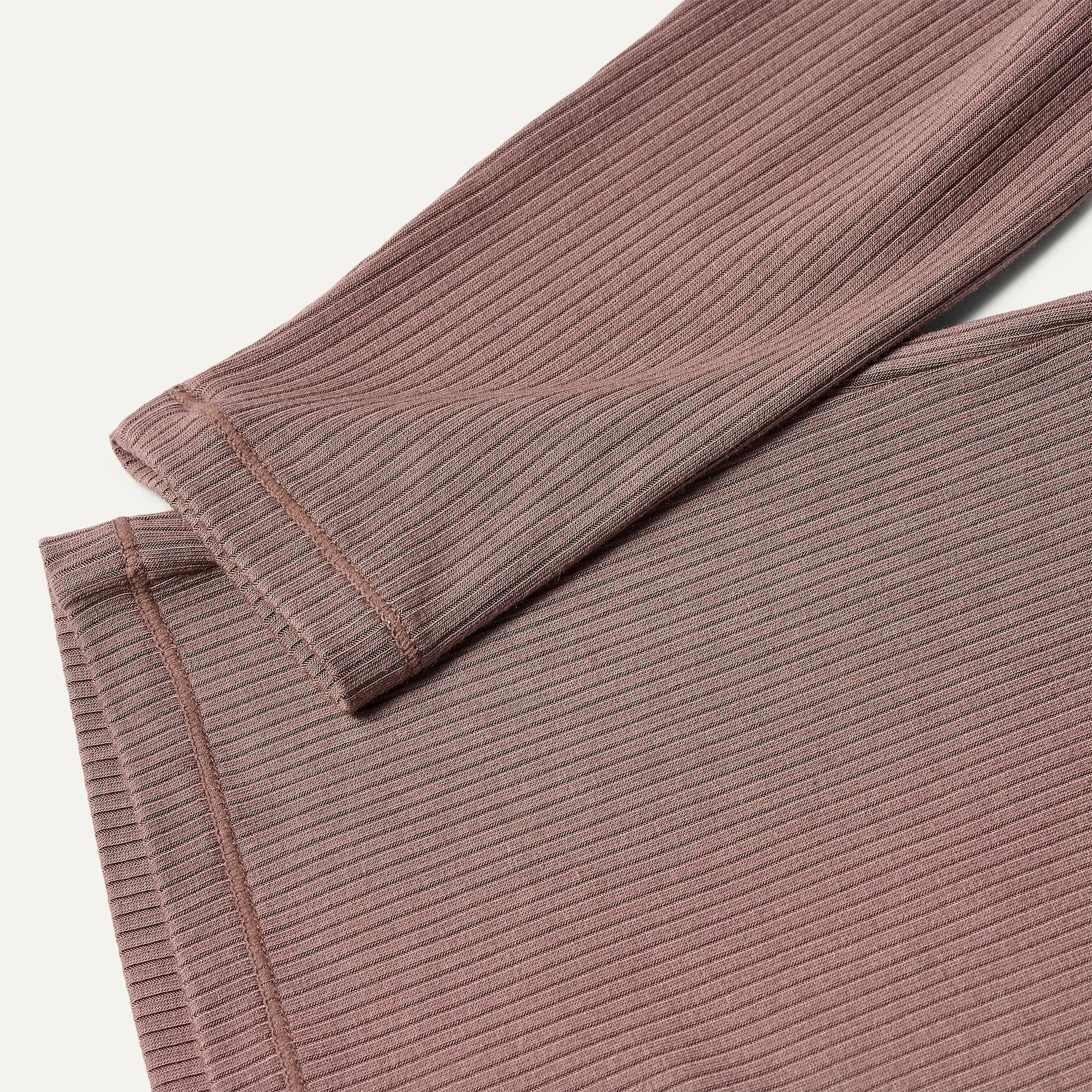 Women's Aidelene Long Sleeve Rib Tee - ALLSPICE