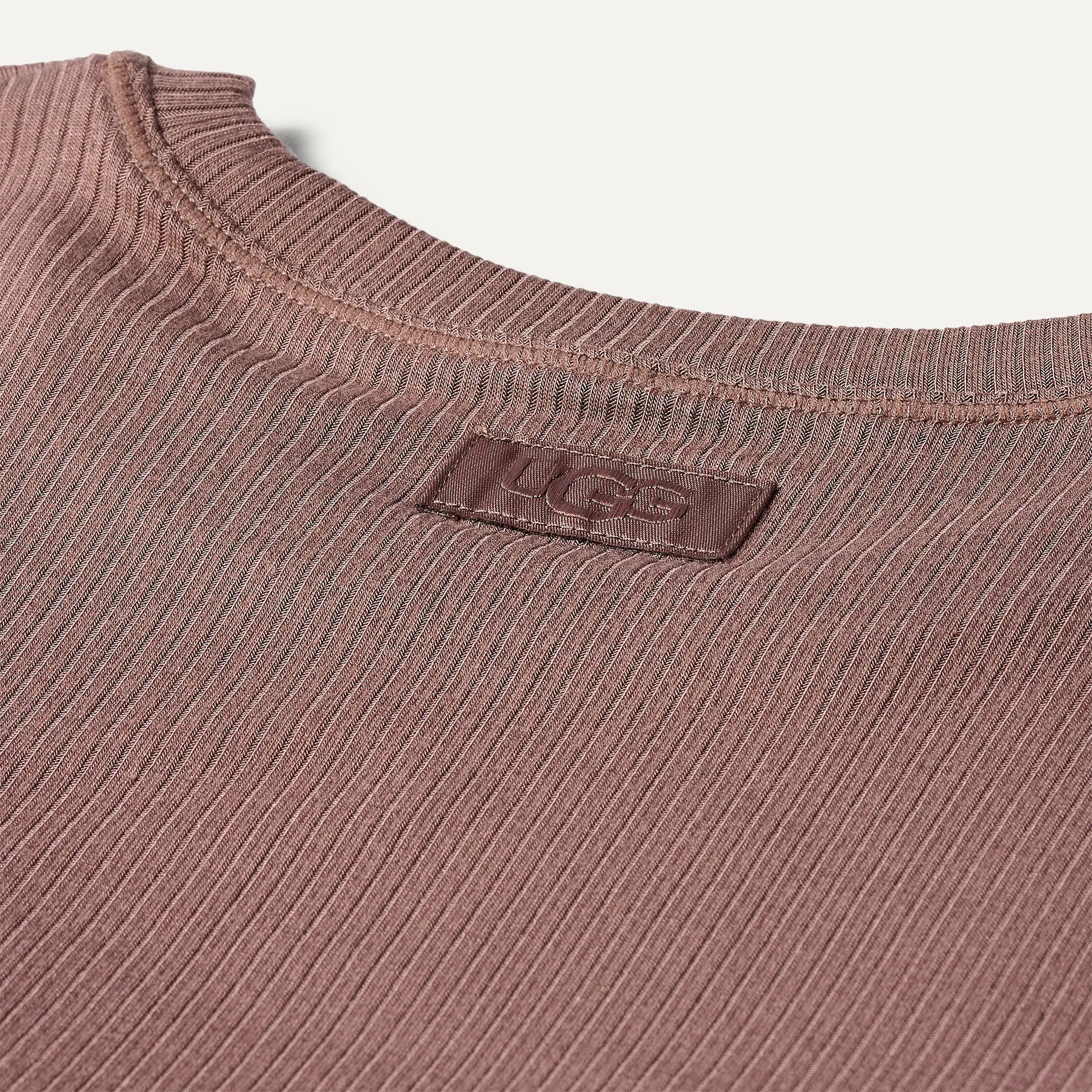 Women's Aidelene Long Sleeve Rib Tee - ALLSPICE