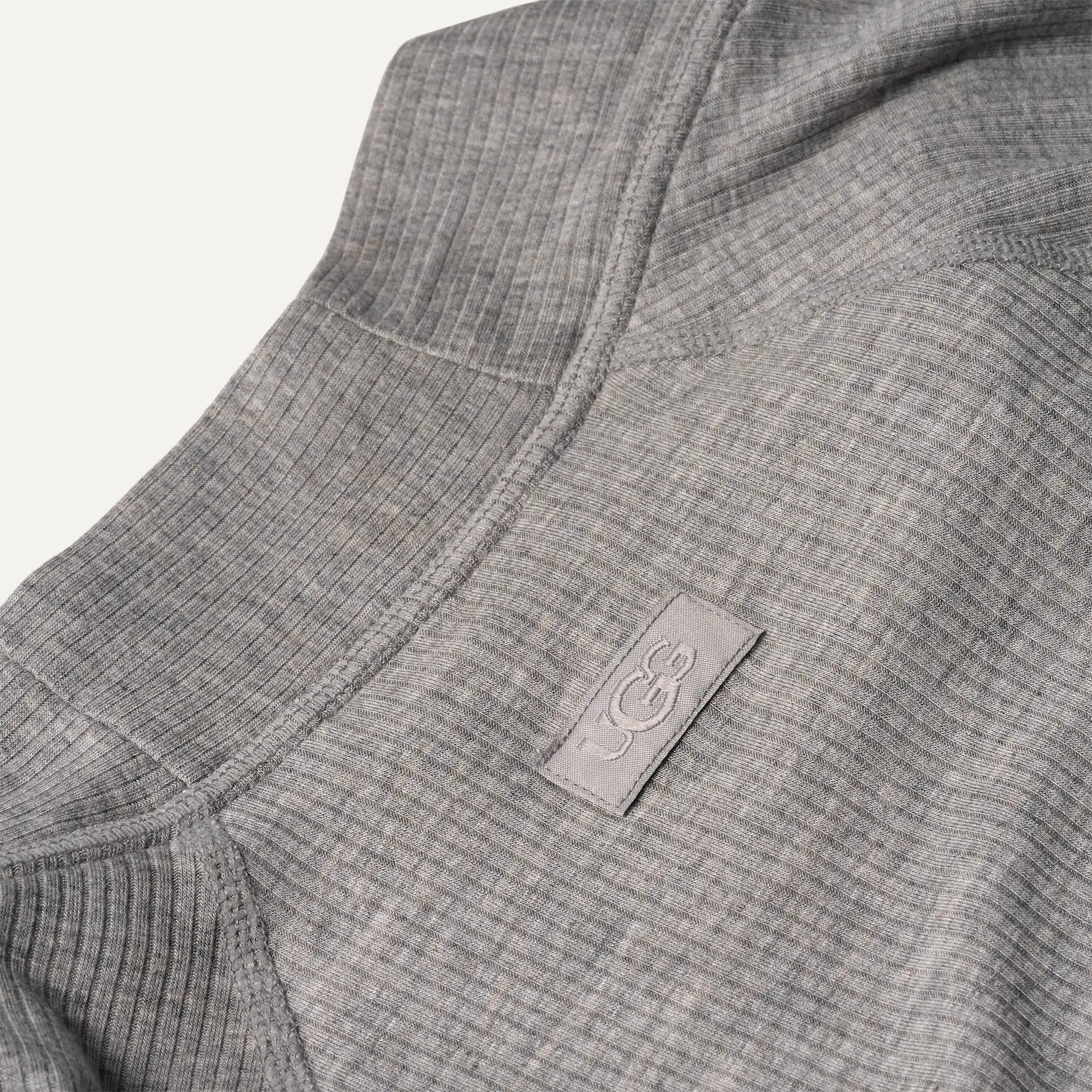Women's Myra Rib Robe - GREY HEATHER
