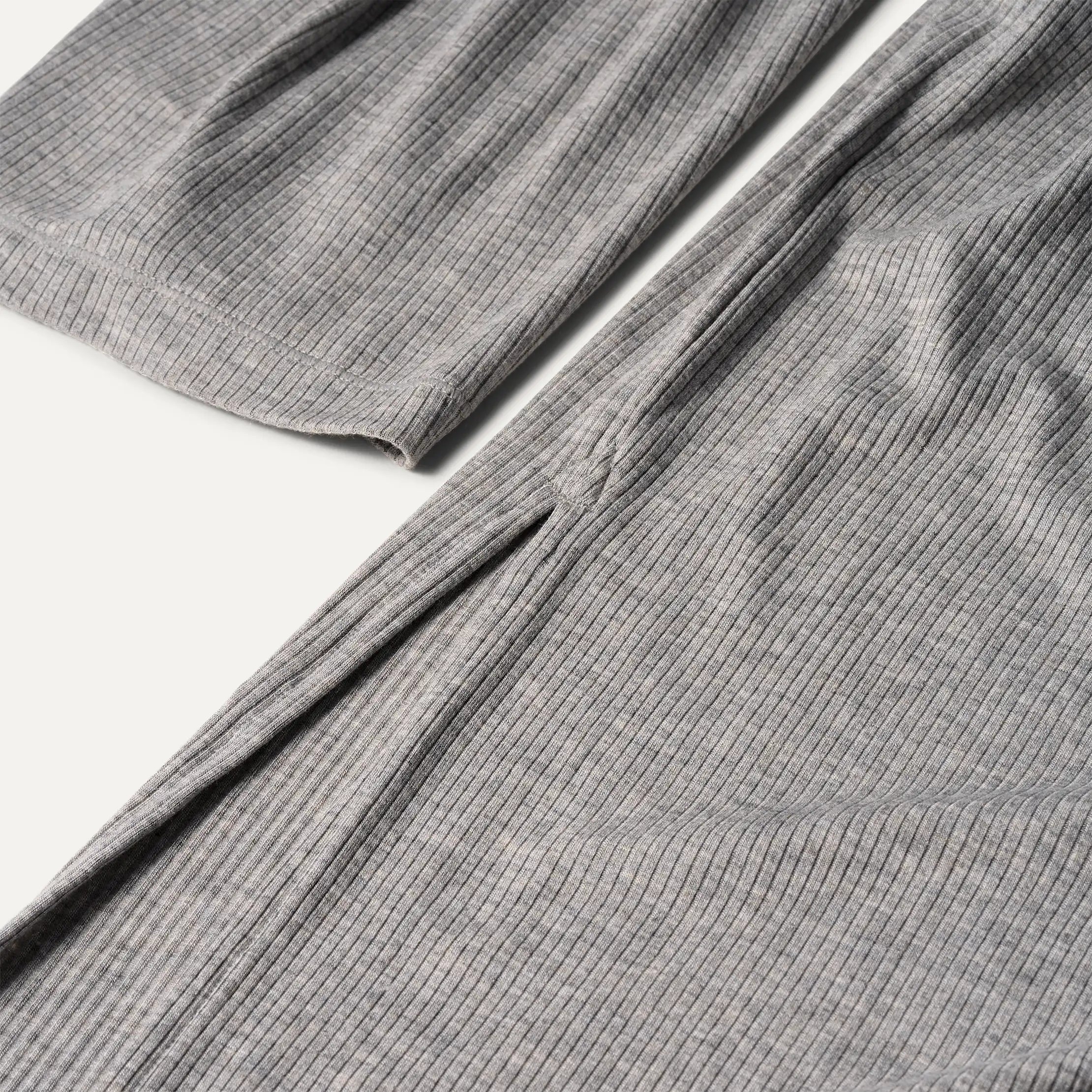 Women's Myra Rib Robe - GREY HEATHER