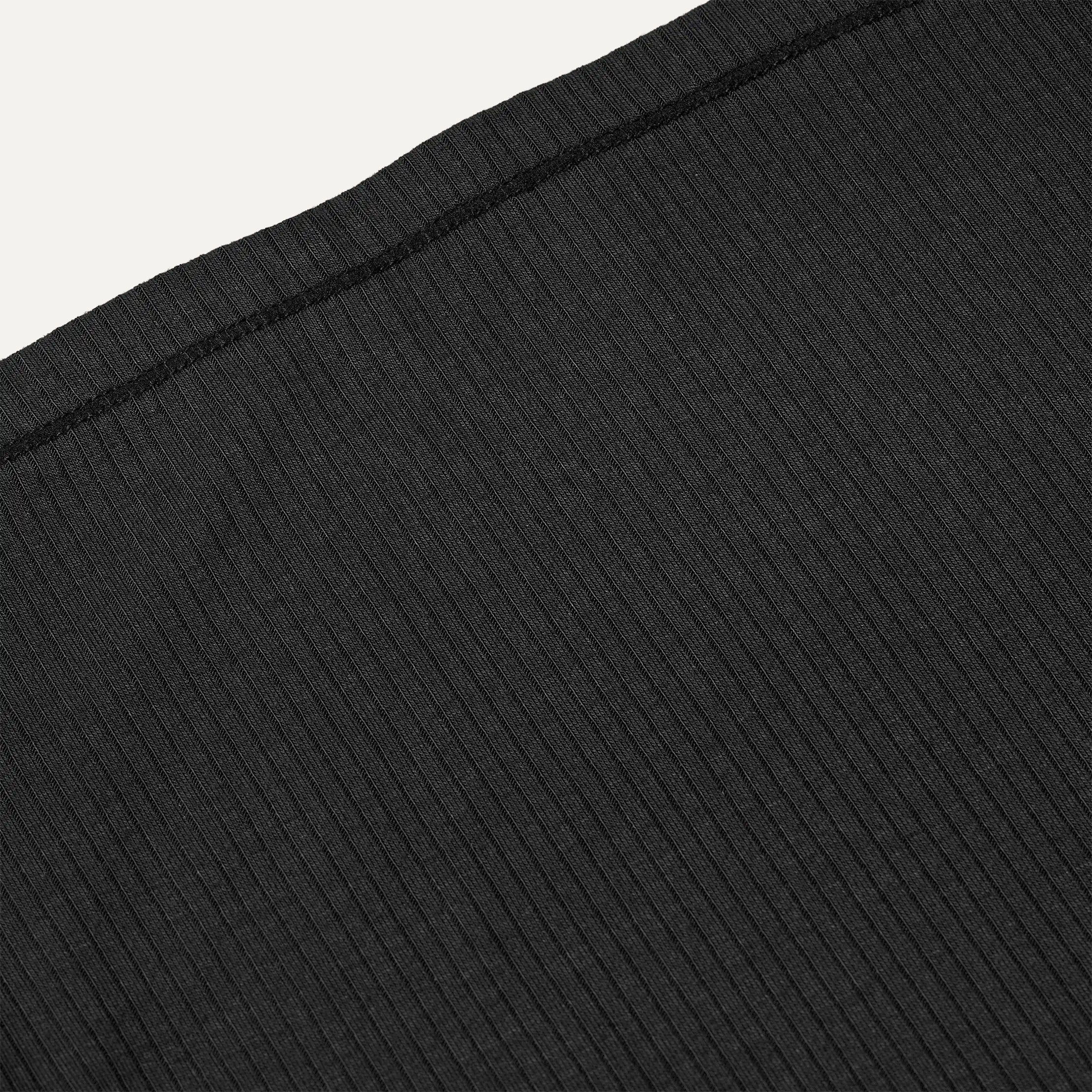 Women's Amarys Relaxed Rib Tee - BLACK