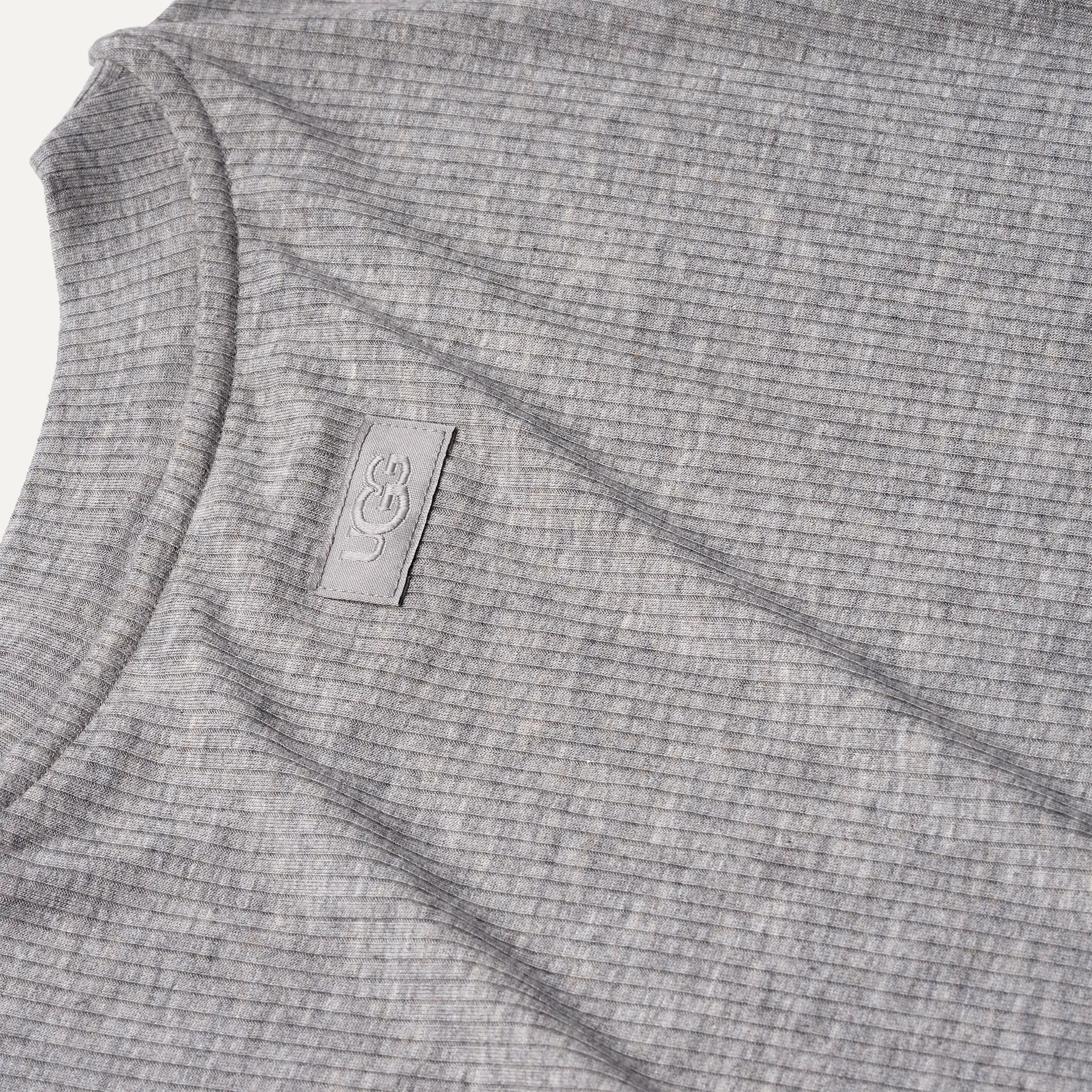 Women's Amarys Relaxed Rib Tee - GREY HEATHER