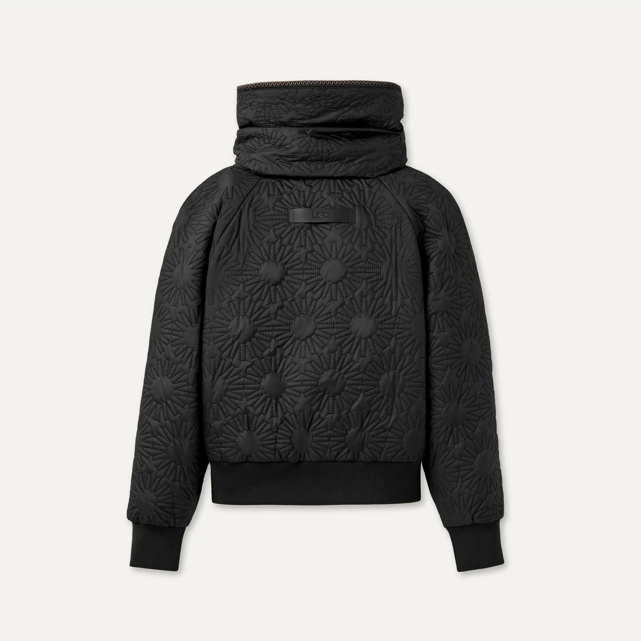 Women's Solein Oversized-Collar Jacket - BLACK