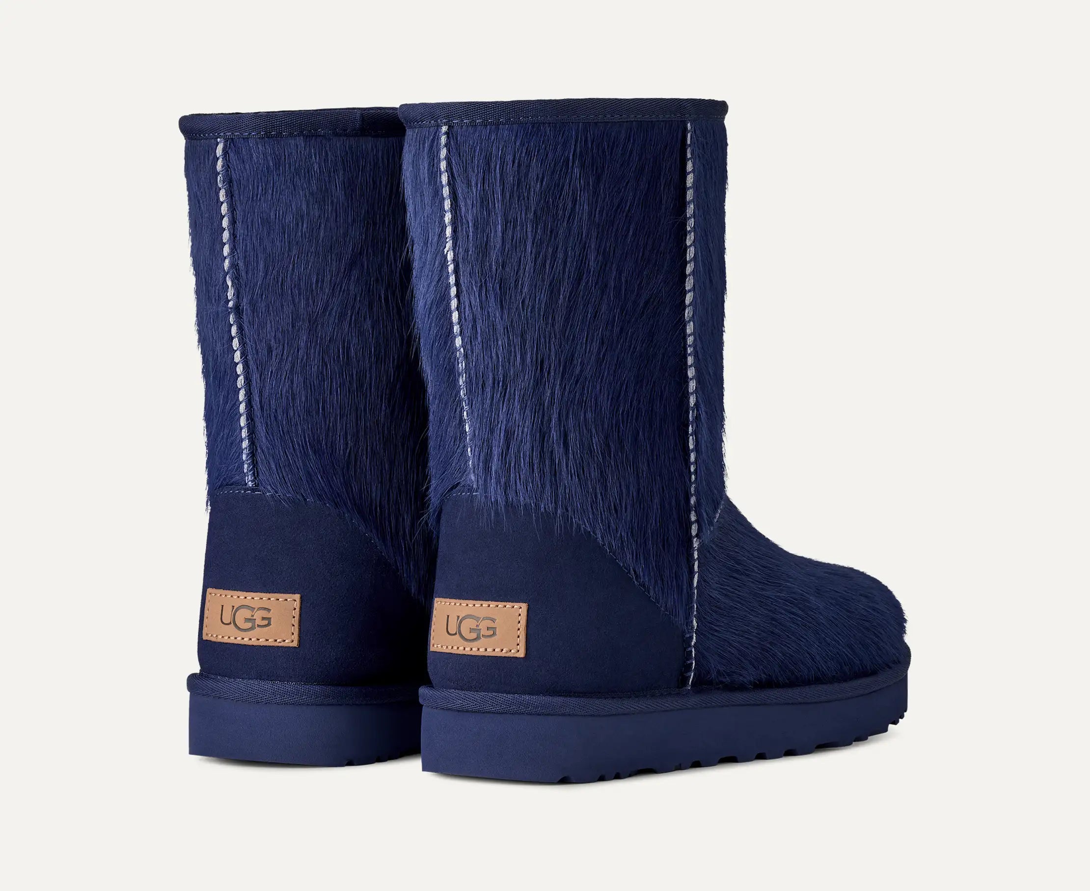 Women's Classic Short Calf Hair - HIGH-VOLTAGE BLUE