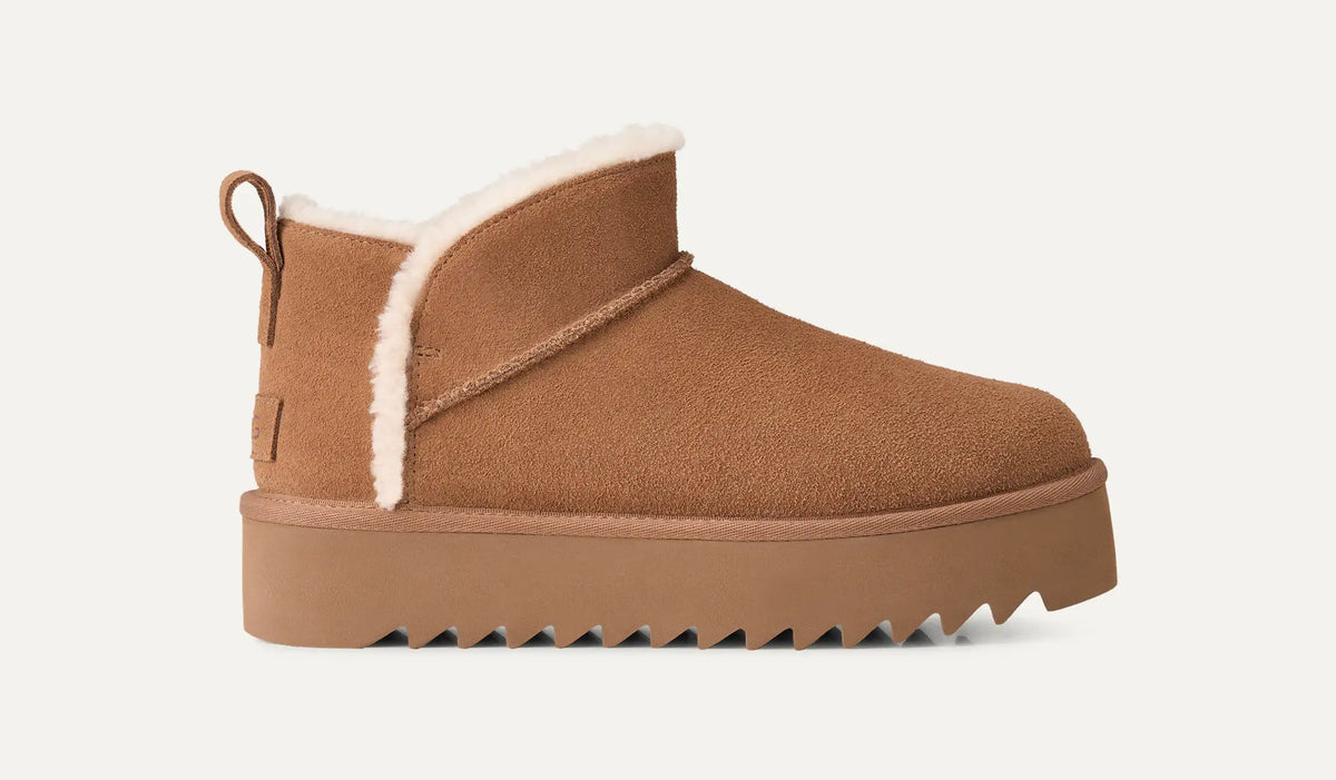 Women's Ultra Mini Aiyanna Platform - CHESTNUT