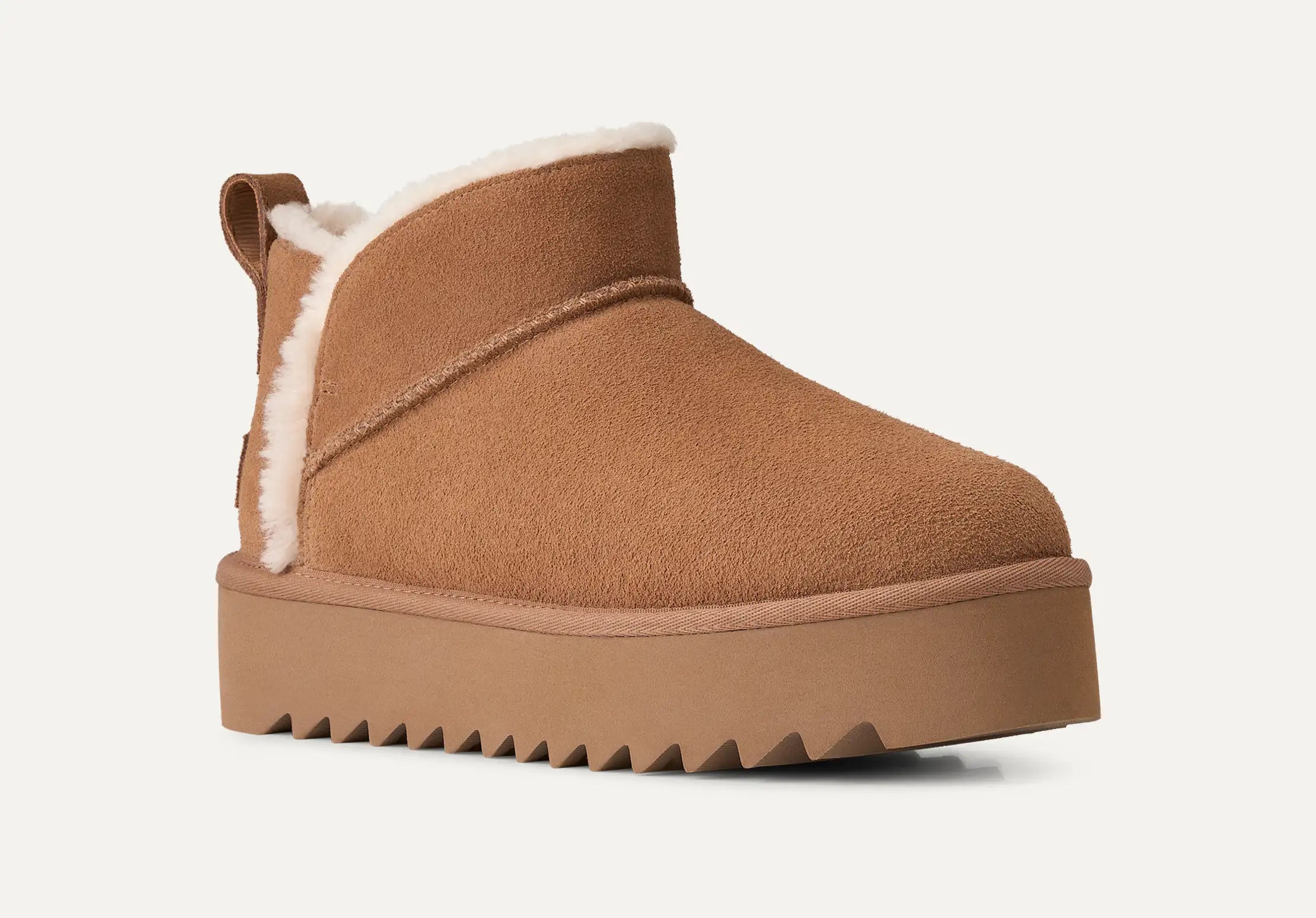 Women's Ultra Mini Aiyanna Platform - CHESTNUT