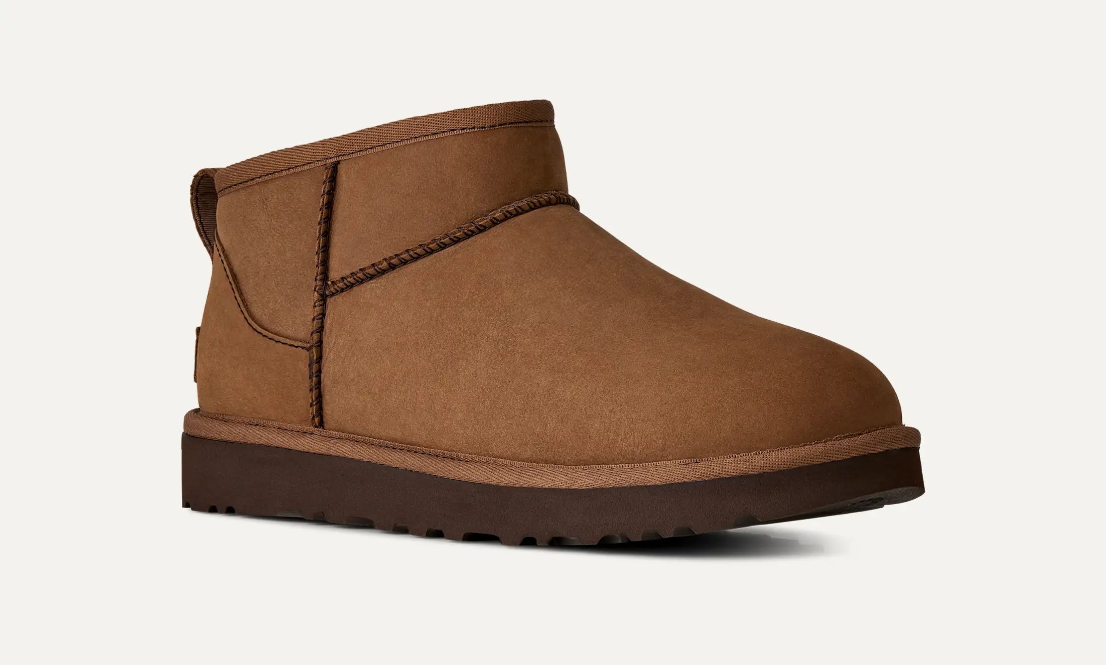 Women's Classic Ultra Mini Nubuck - DARK CHESTNUT