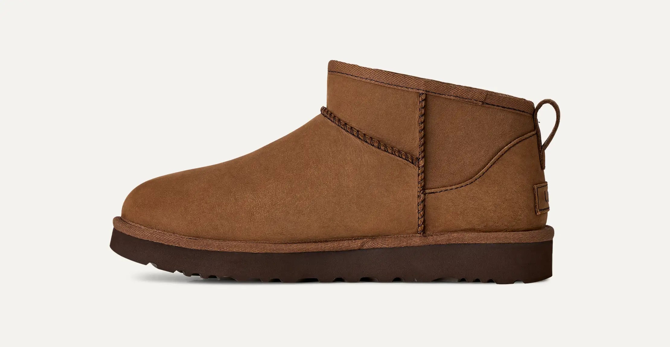 Women's Classic Ultra Mini Nubuck - DARK CHESTNUT