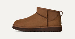Women's Classic Ultra Mini Nubuck - DARK CHESTNUT