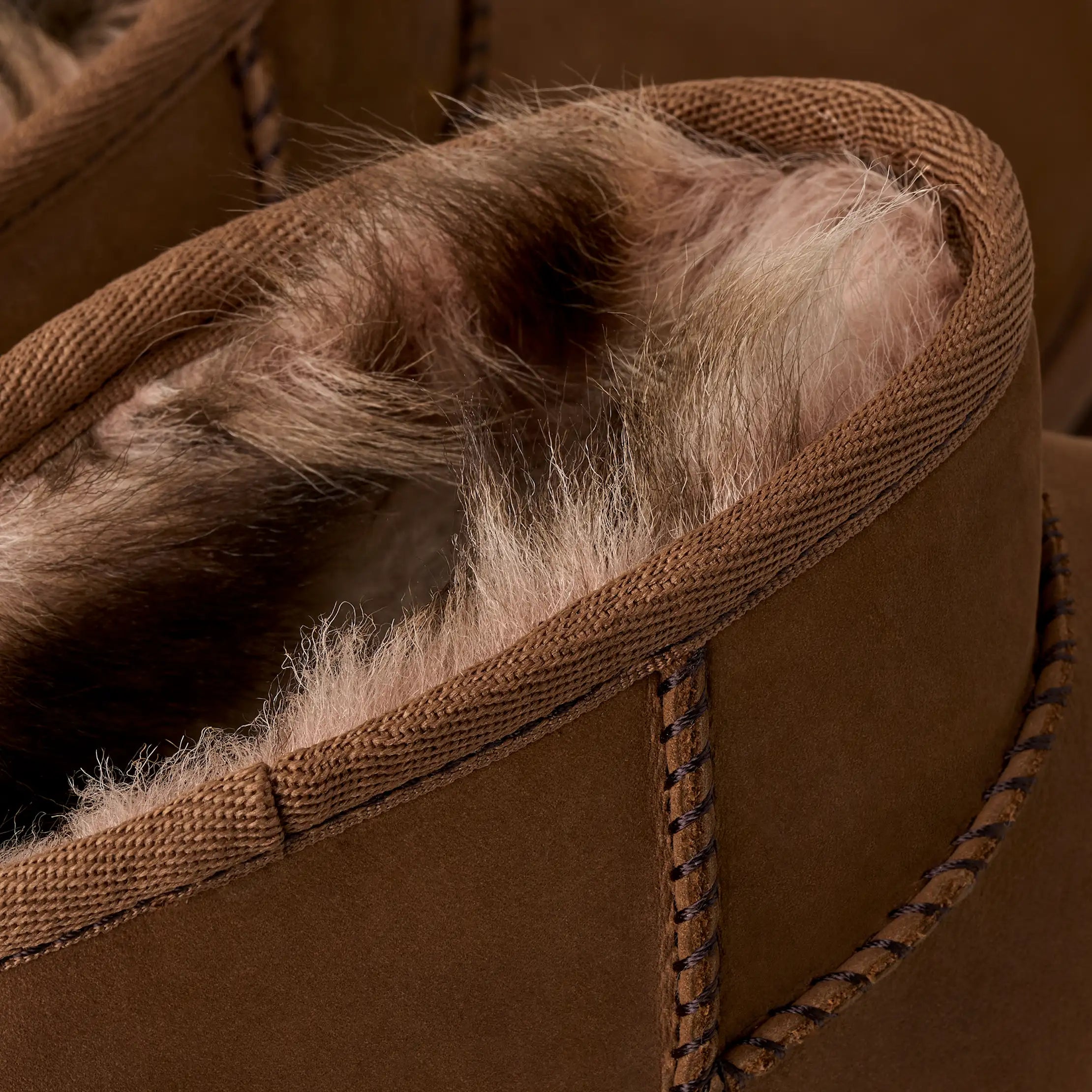 Women's Classic Ultra Mini Nubuck - DARK CHESTNUT