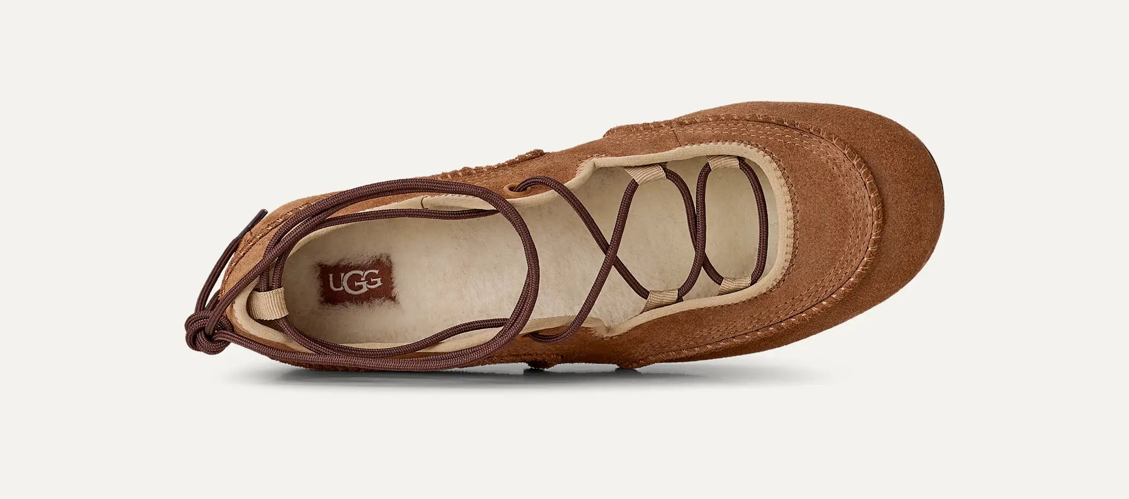 Women's Quill Ballet Sneaker - CHESTNUT / SAND