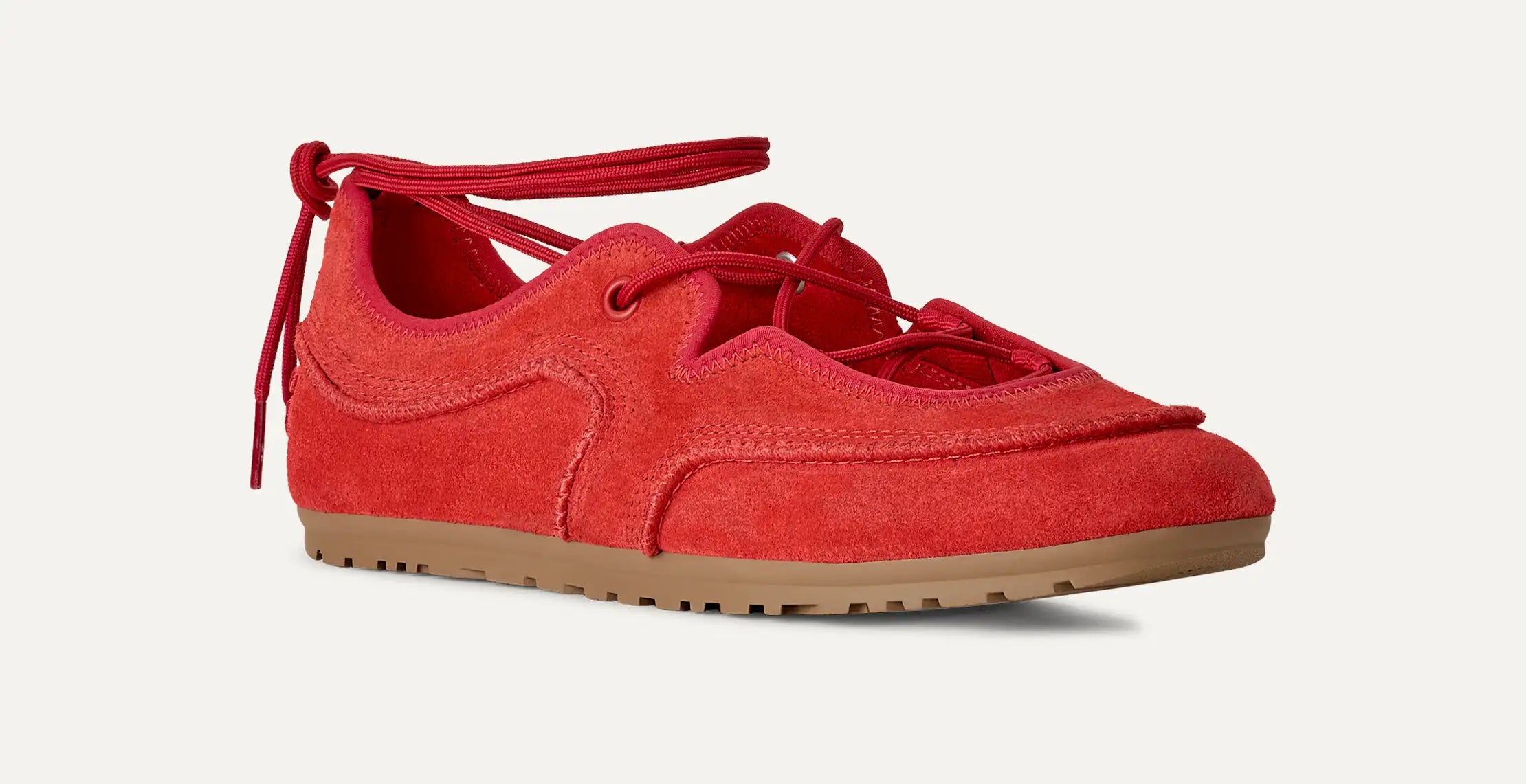 Women's Quill Ballet Sneaker - RED PEPPER