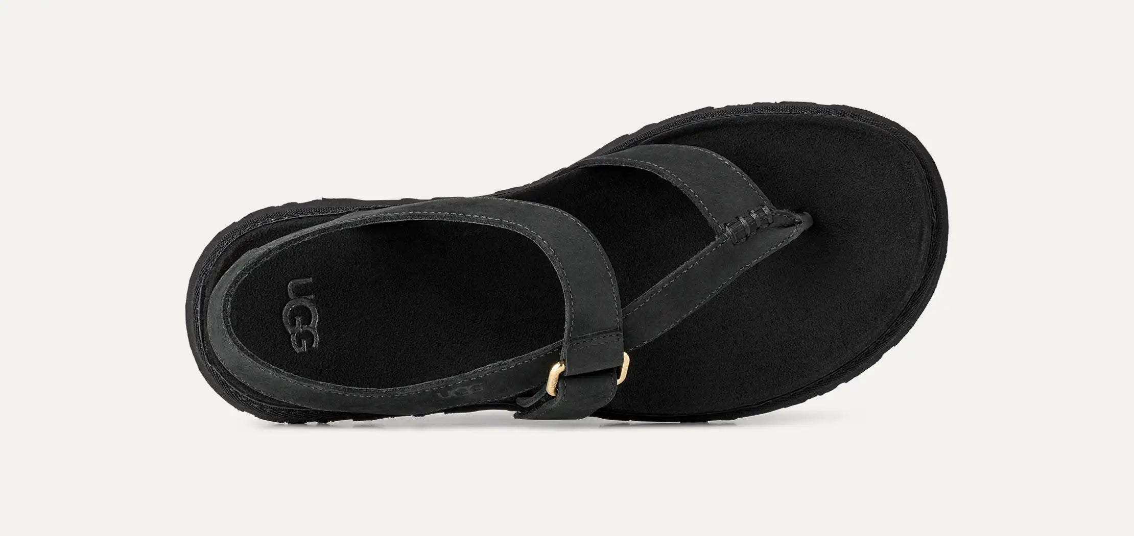 Women's GoldenGaze Toe Post - BLACK