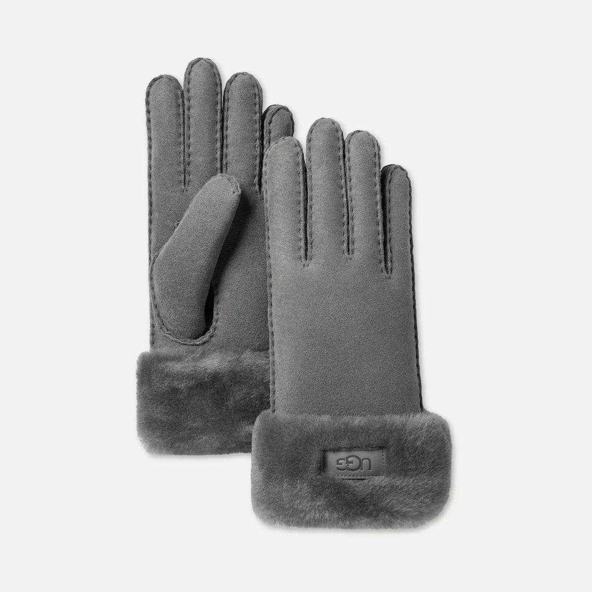 Women's Turn Cuff Glove - ANCHOR GREY