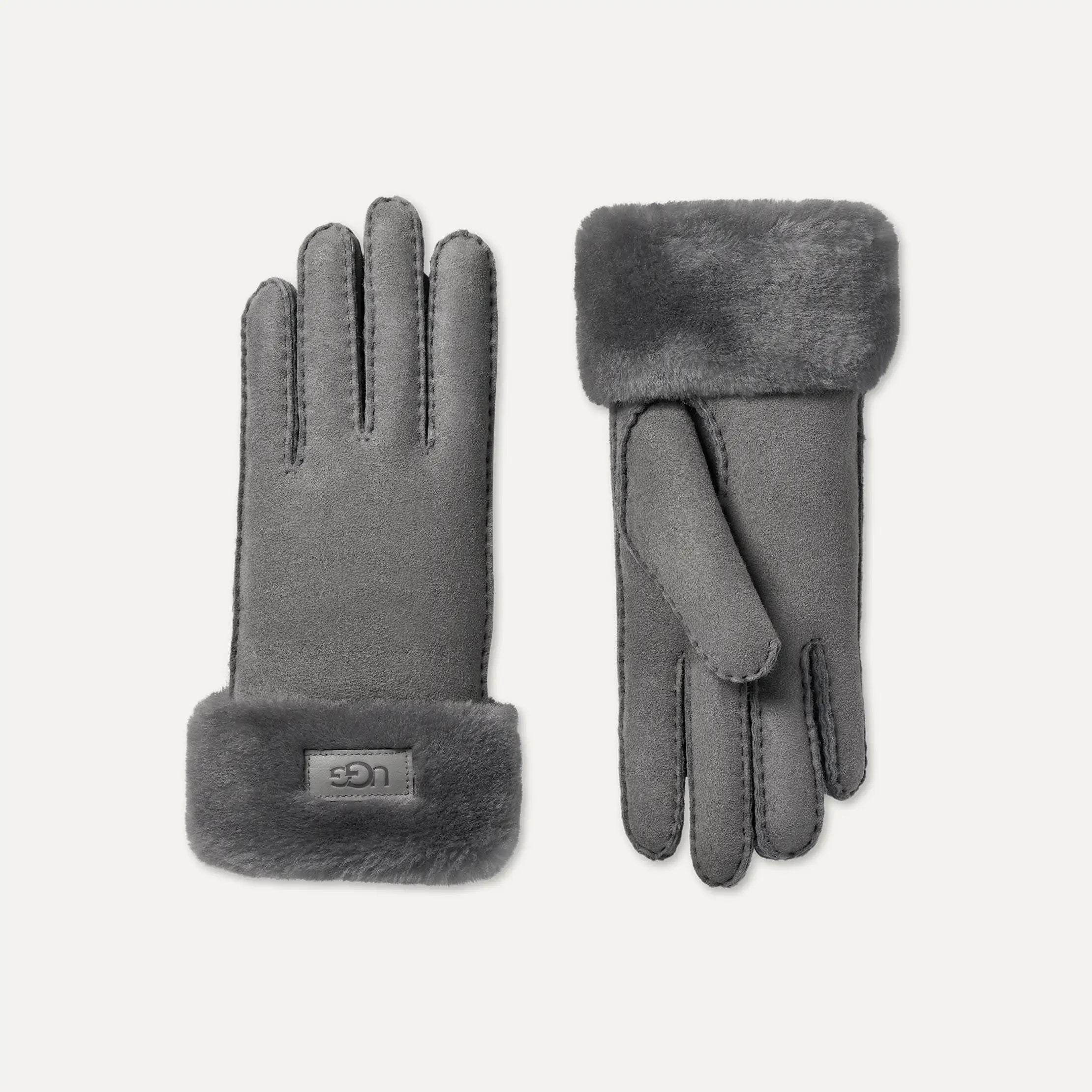 Women's Turn Cuff Glove - ANCHOR GREY