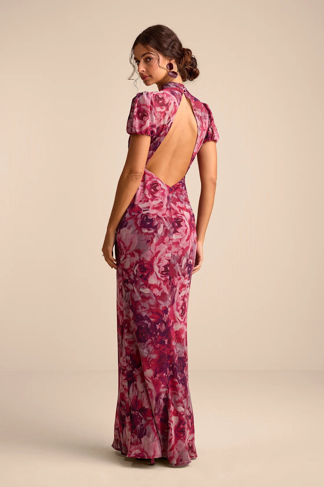 Langley Black Backless Maxi Dress