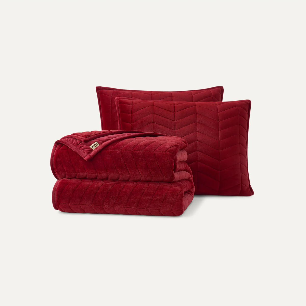 Home Coco Quilt Set F/Q - COFFEE BERRY