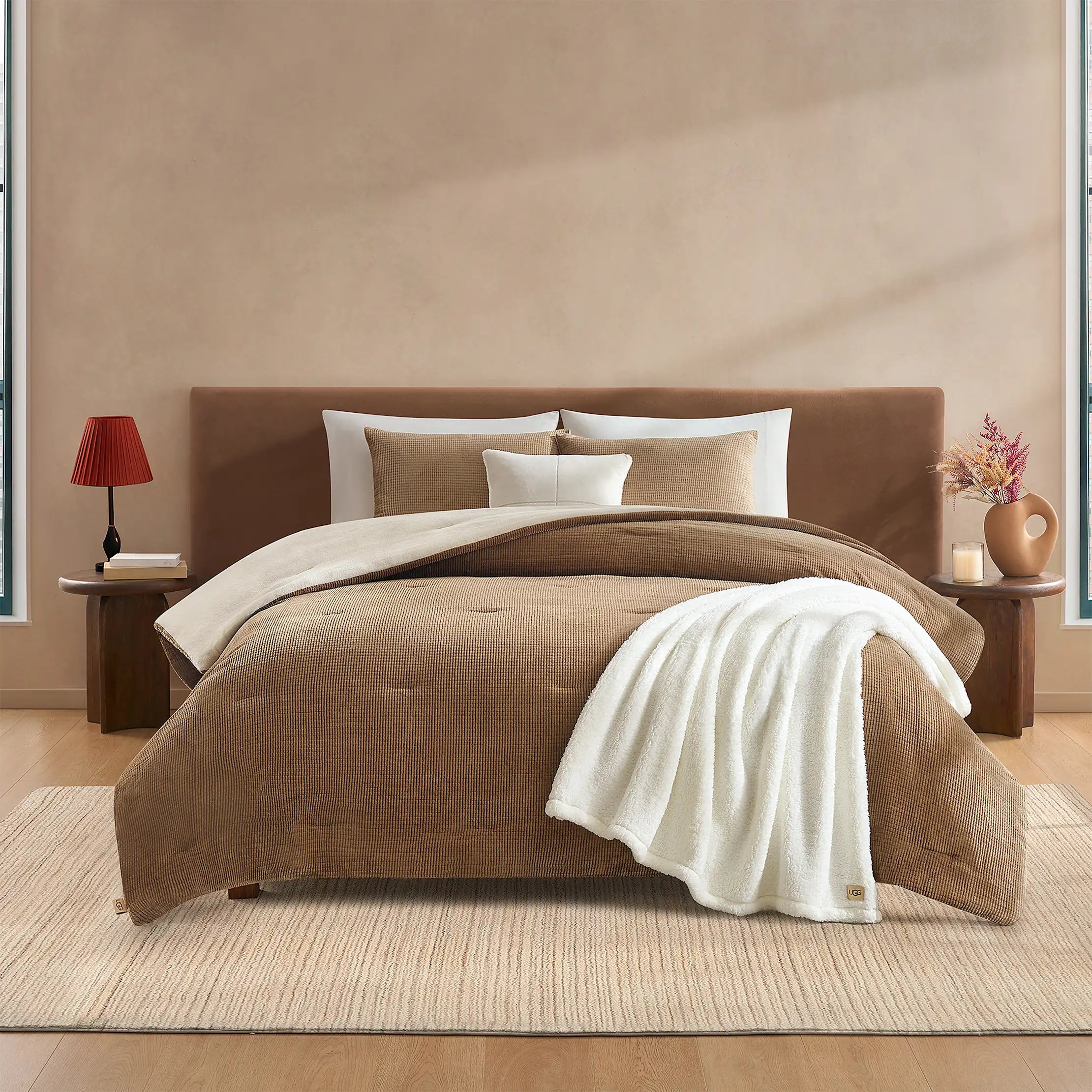 Home Brody Comforter Set T/TXL - CHESTNUT
