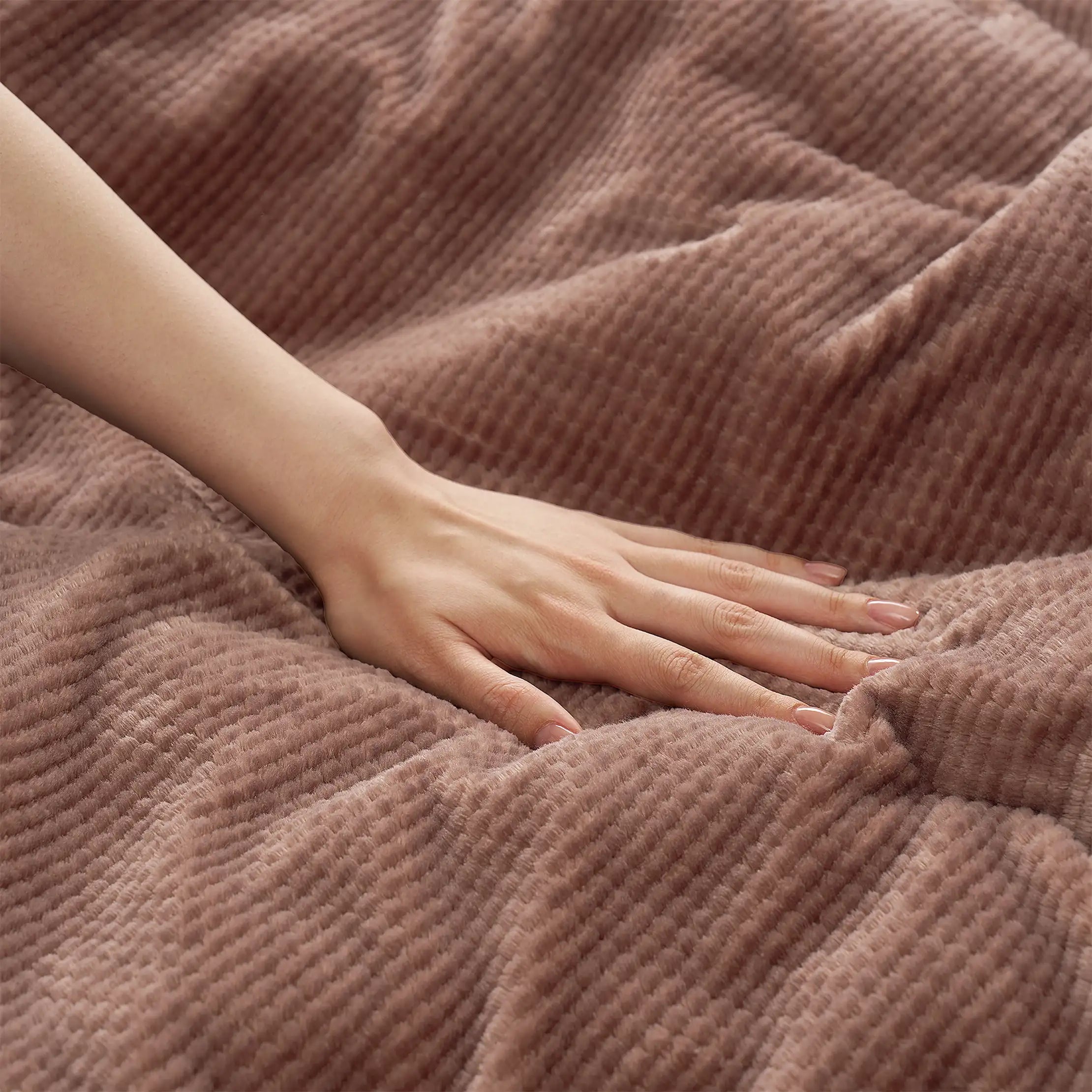 Home Brody Comforter Set King - ROSEWOOD