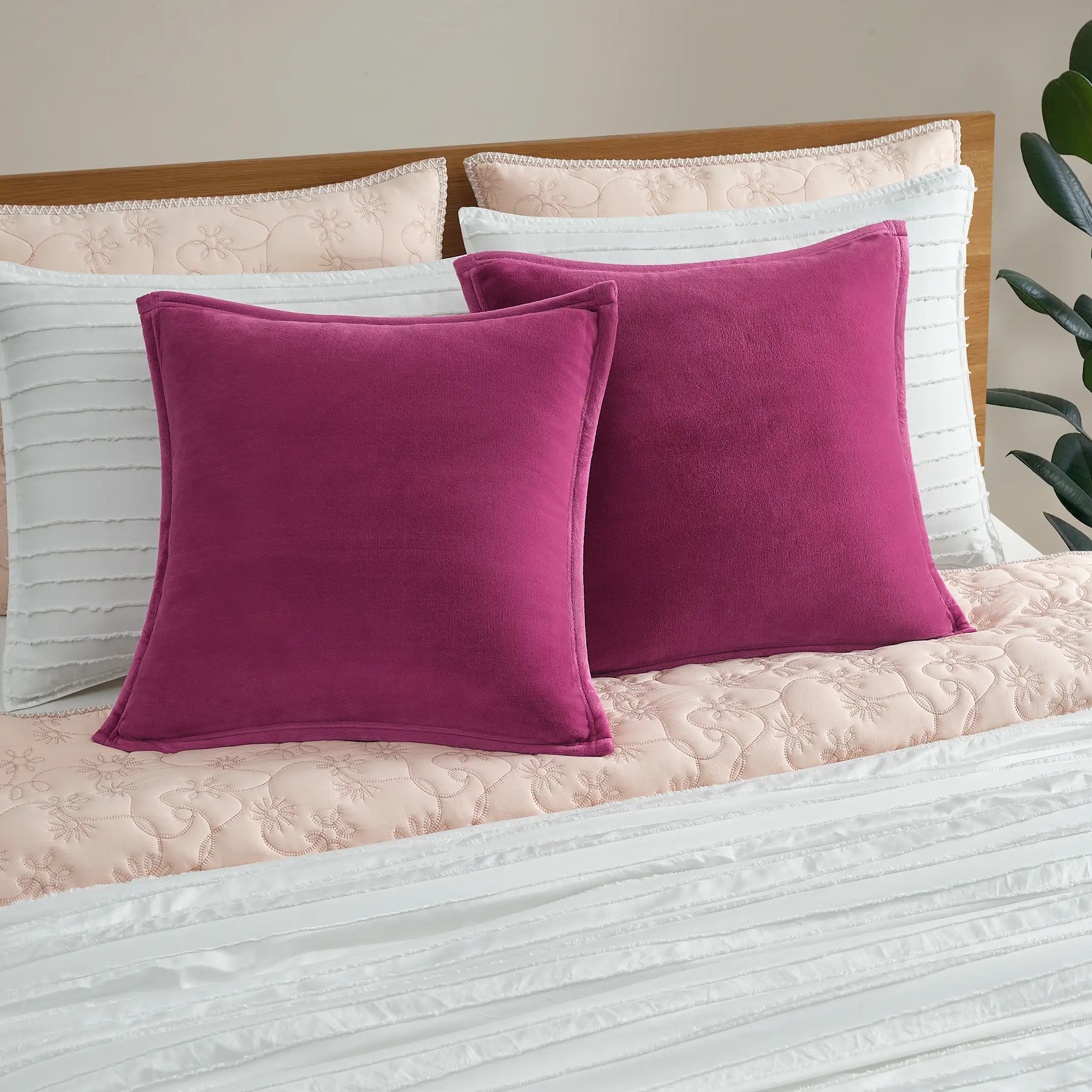 Home Coco Pillow 2 Pack - STRAWBERRY