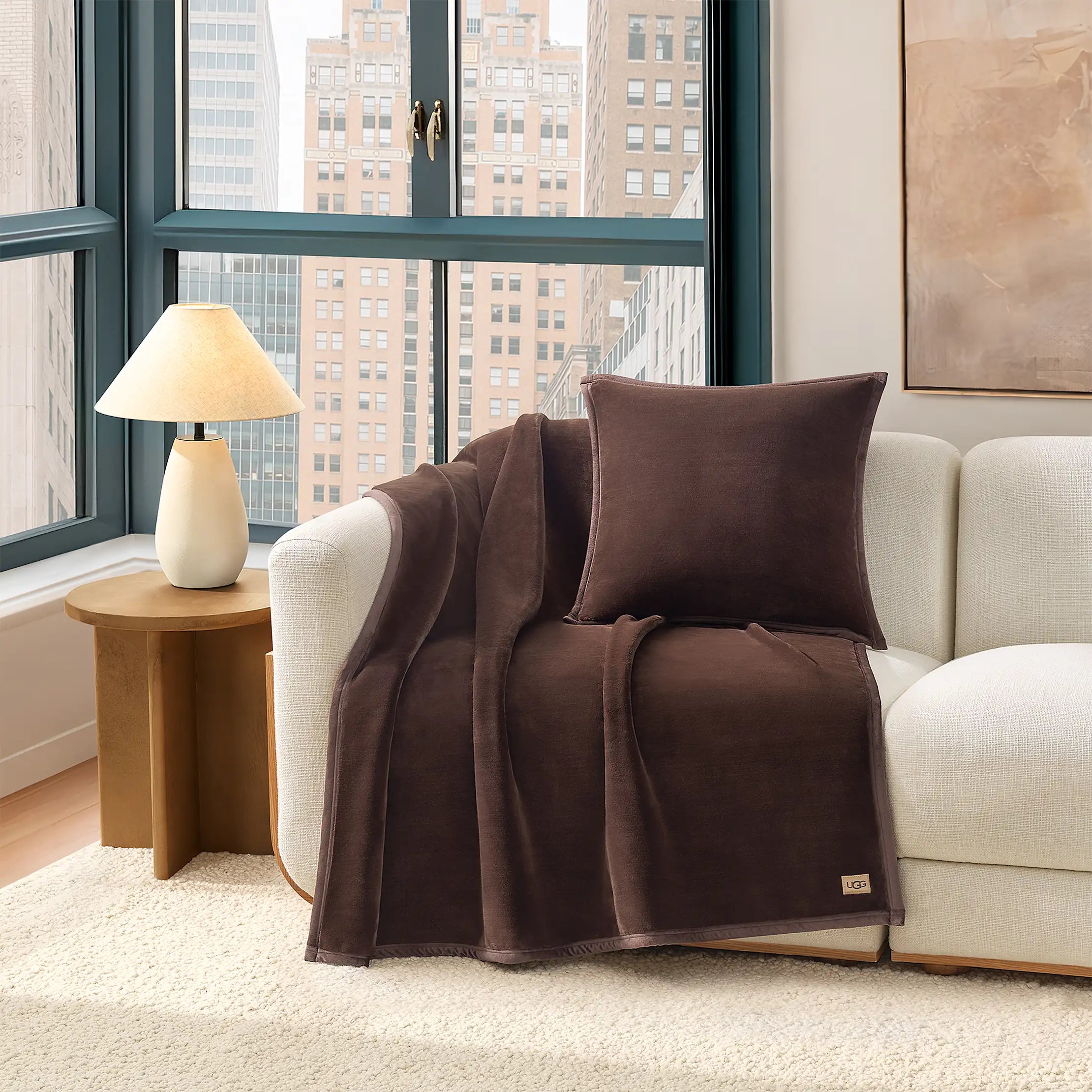 Home Coco Throw 50" x 70" - BURNT CEDAR
