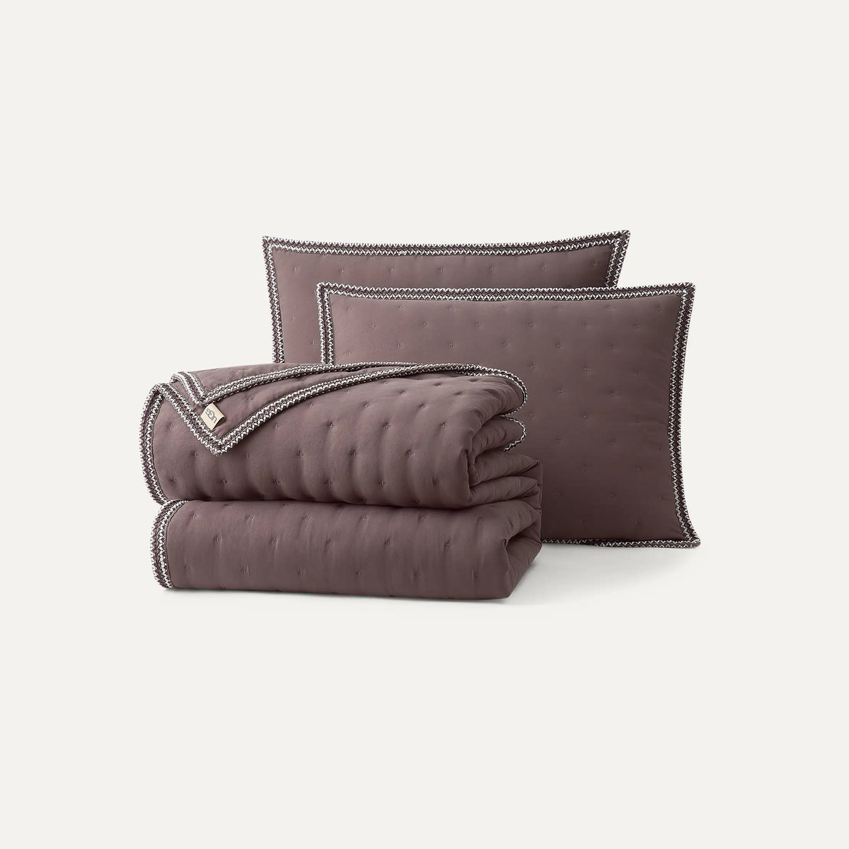 Home Devon UGGbraid Quilt Set F/Q - BURNT CEDAR