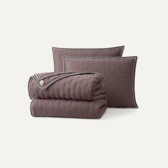 Home Devon UGGbraid Quilt Set F/Q - BURNT CEDAR