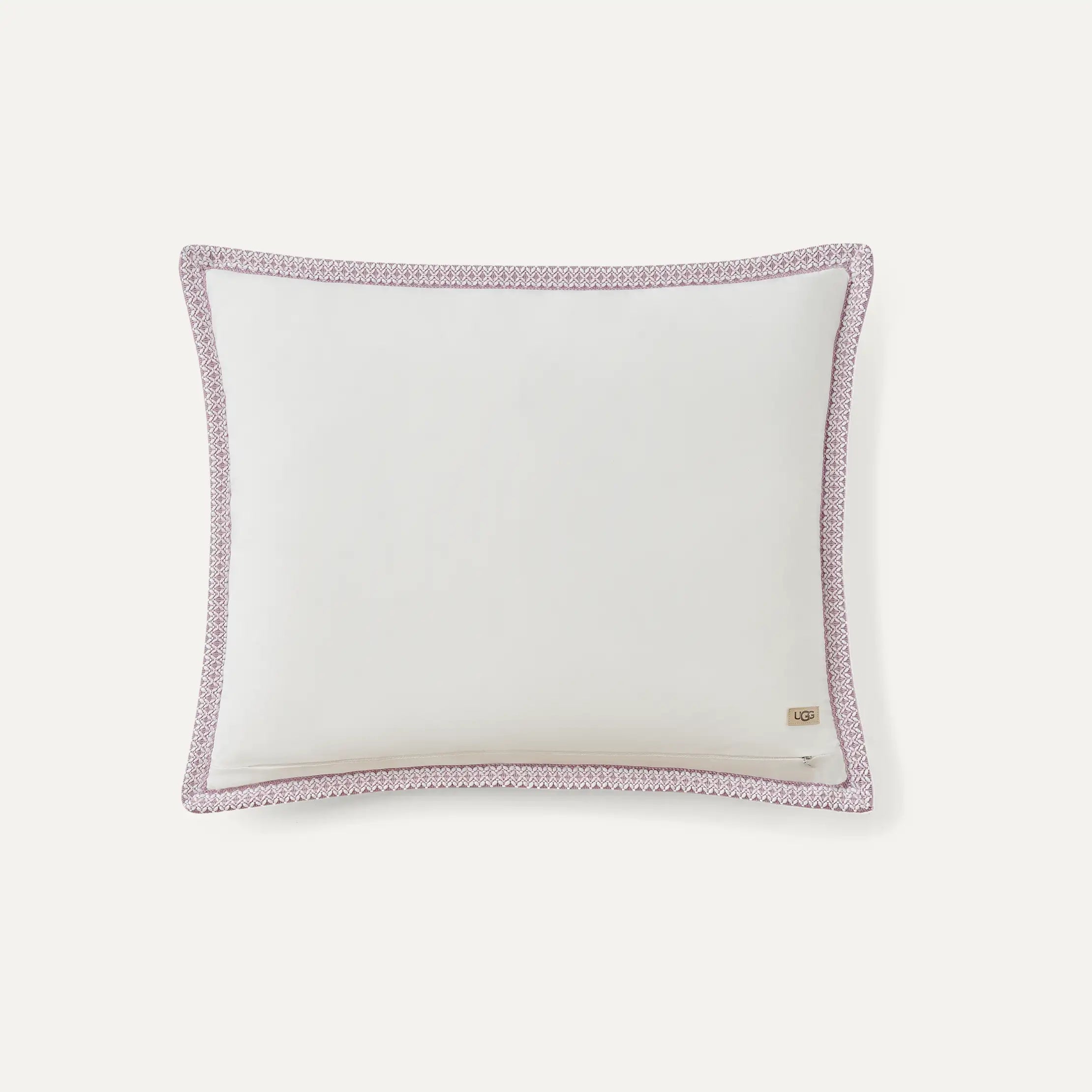 Home Devon UGGbraid Quilt Set F/Q - SNOW / DUSTY ORCHID