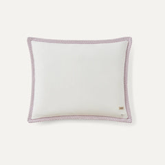 Home Devon UGGbraid Quilt Set F/Q - SNOW / DUSTY ORCHID