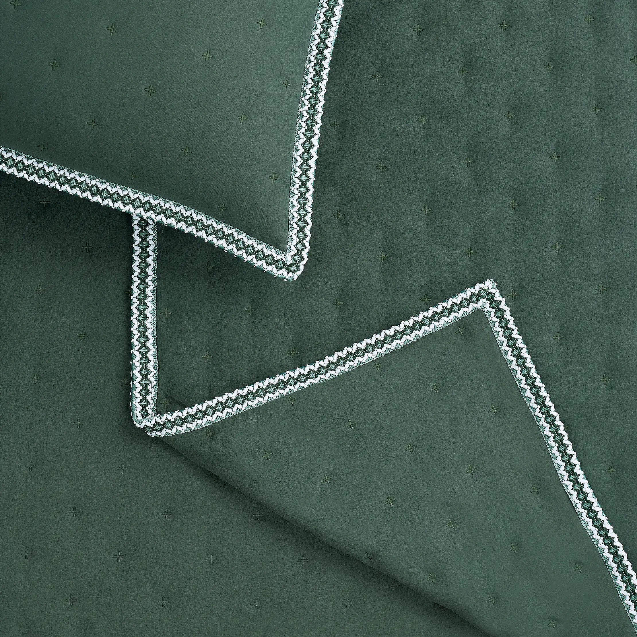 Home Devon UGGbraid Quilt Set King - ARUGULA