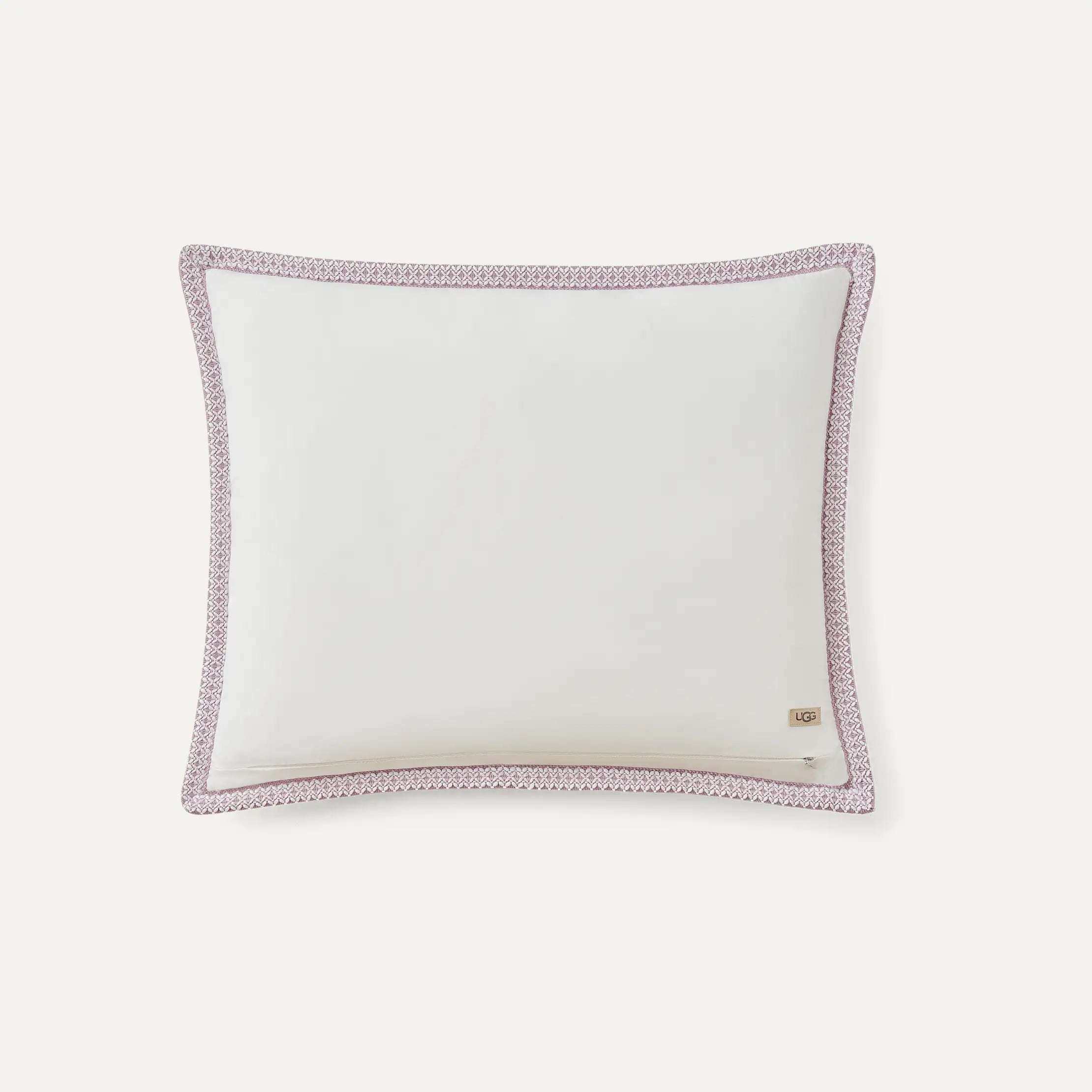 Home Devon UGGbraid Quilt Set King - SNOW / DUSTY ORCHID