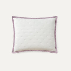 Home Devon UGGbraid Quilt Set King - SNOW / DUSTY ORCHID