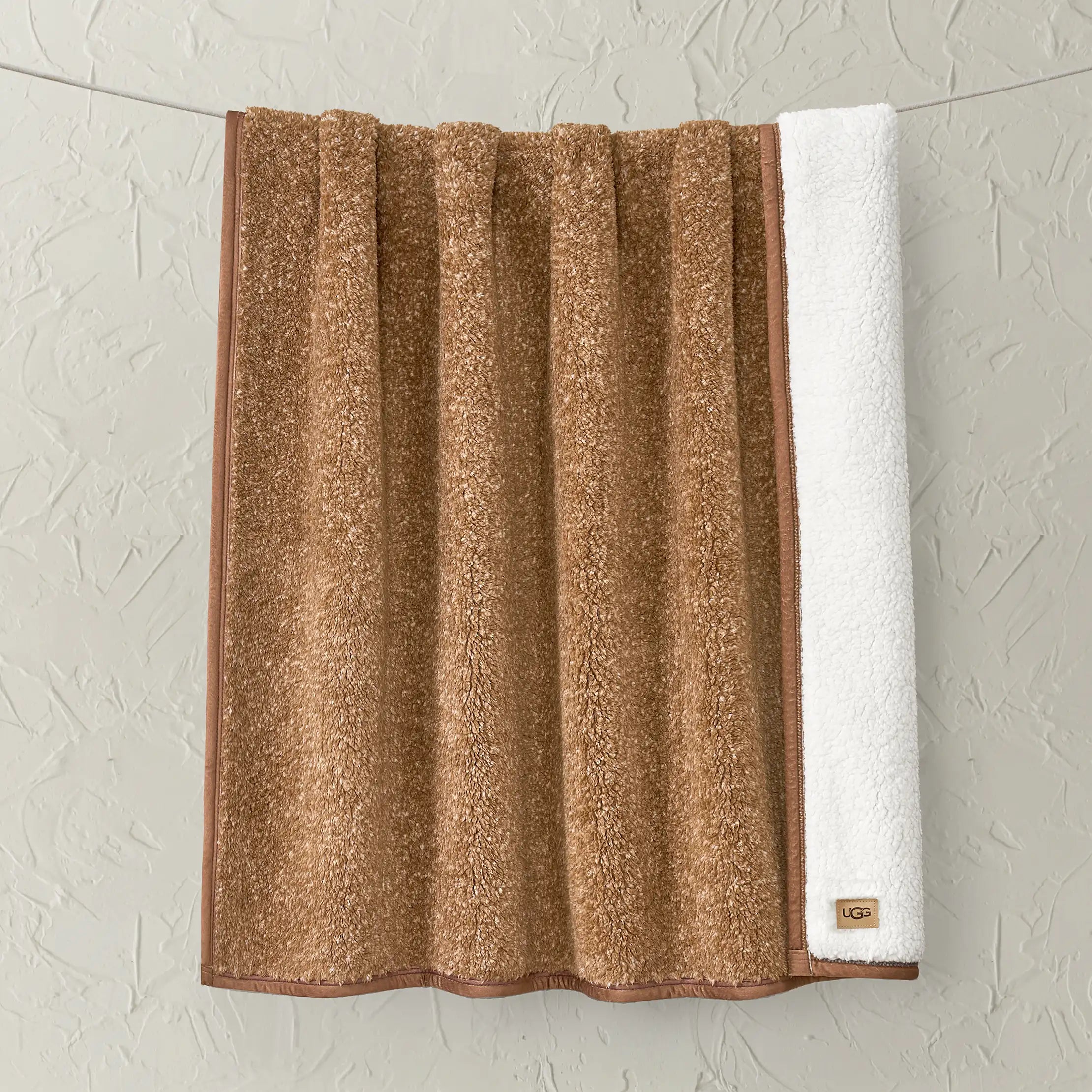 Home Classic UGGfluff Throw 50" x 70" - SANDALWOOD