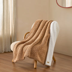 Home Classic UGGfluff Throw 50" x 70" - SANDALWOOD