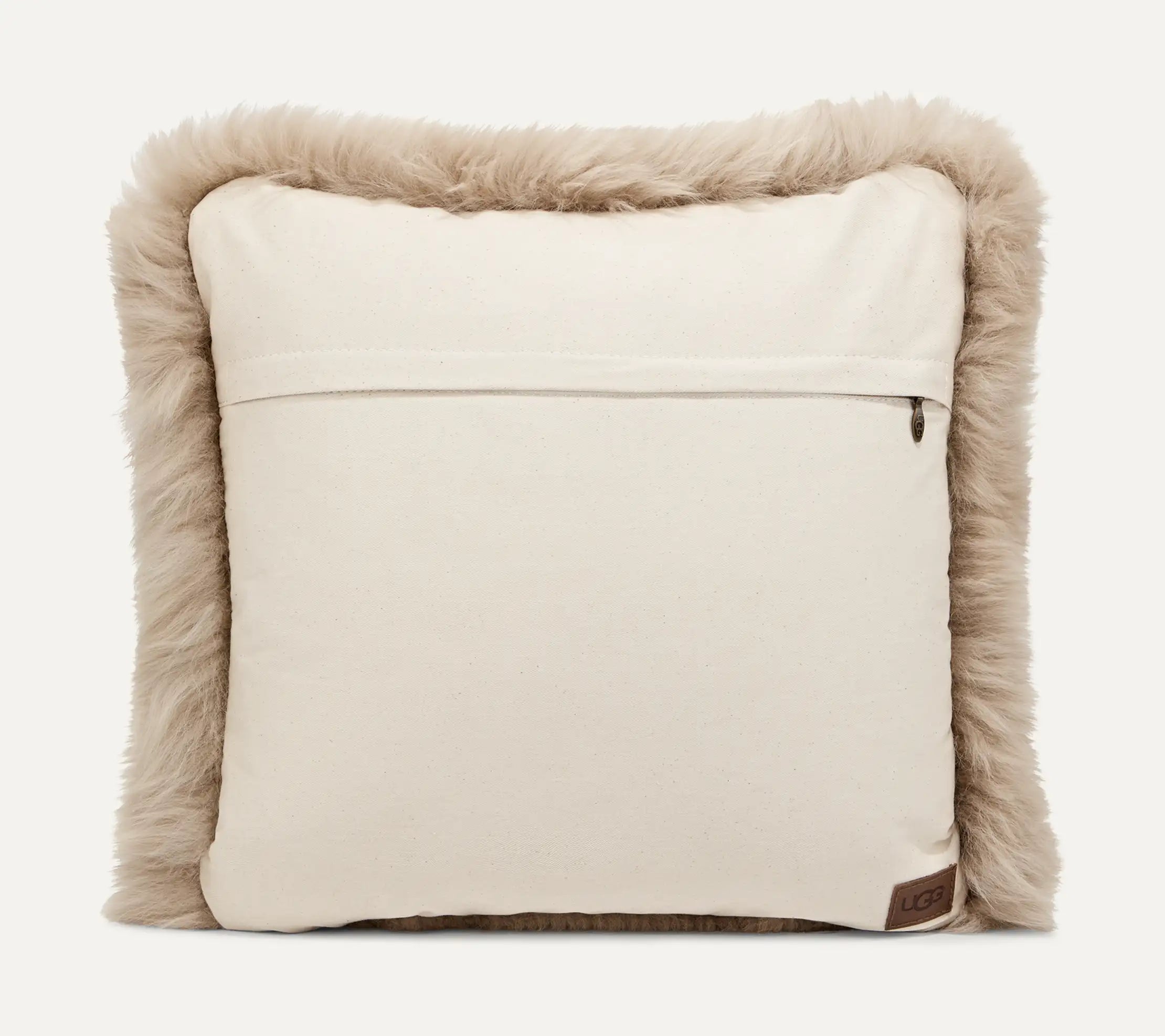 Home Sheepskin Pillow - SAND