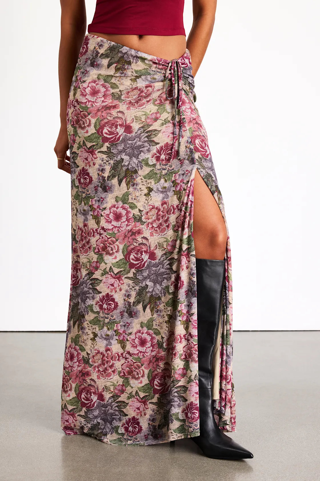 Davana Black Cutout Midi Dress