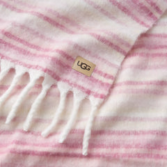 Home Joana Throw 50"x70" - CRÈME / DUSTY ORCHID