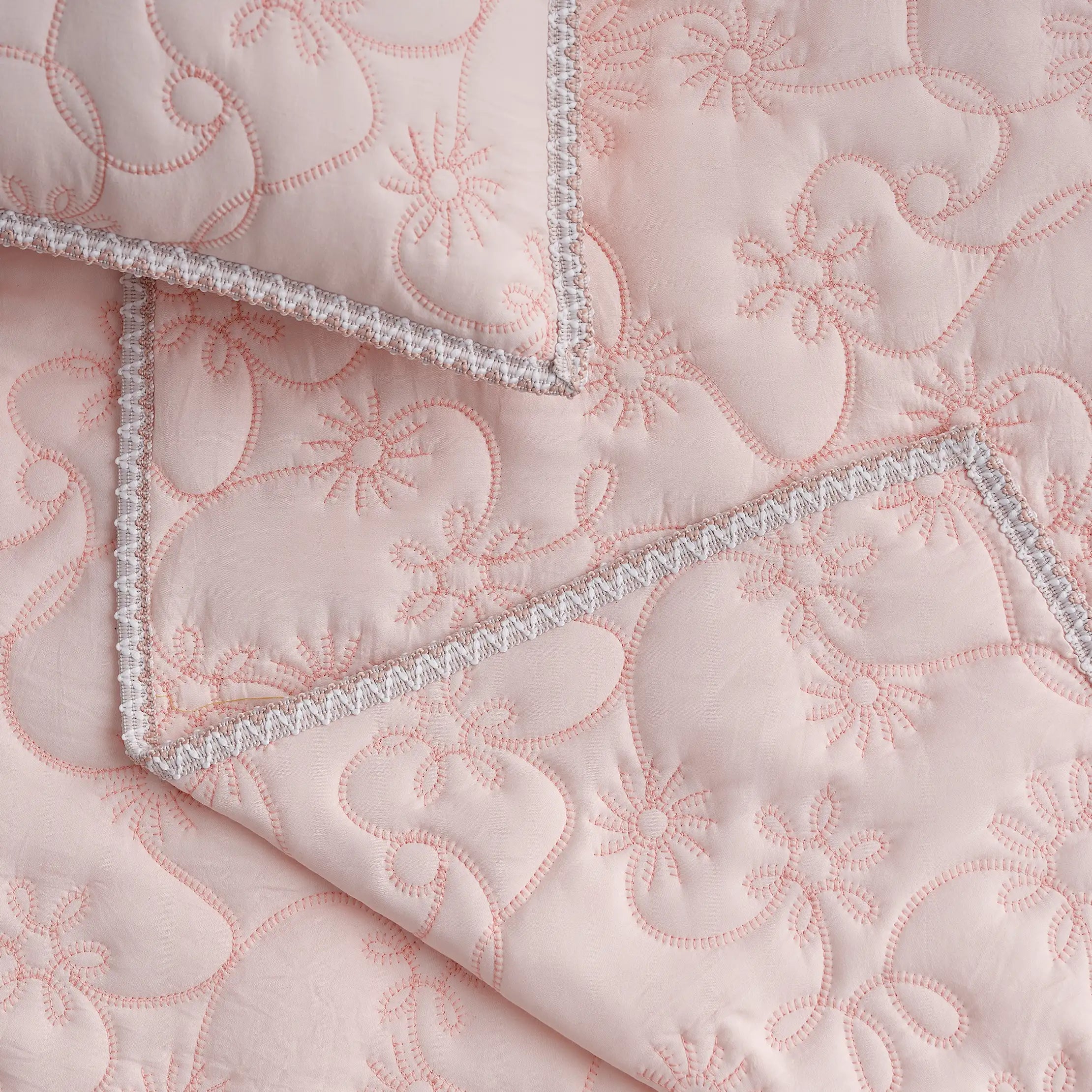 Home Botanic Quilt Set King - HIMALAYAN SALT / CAMEO ROSE