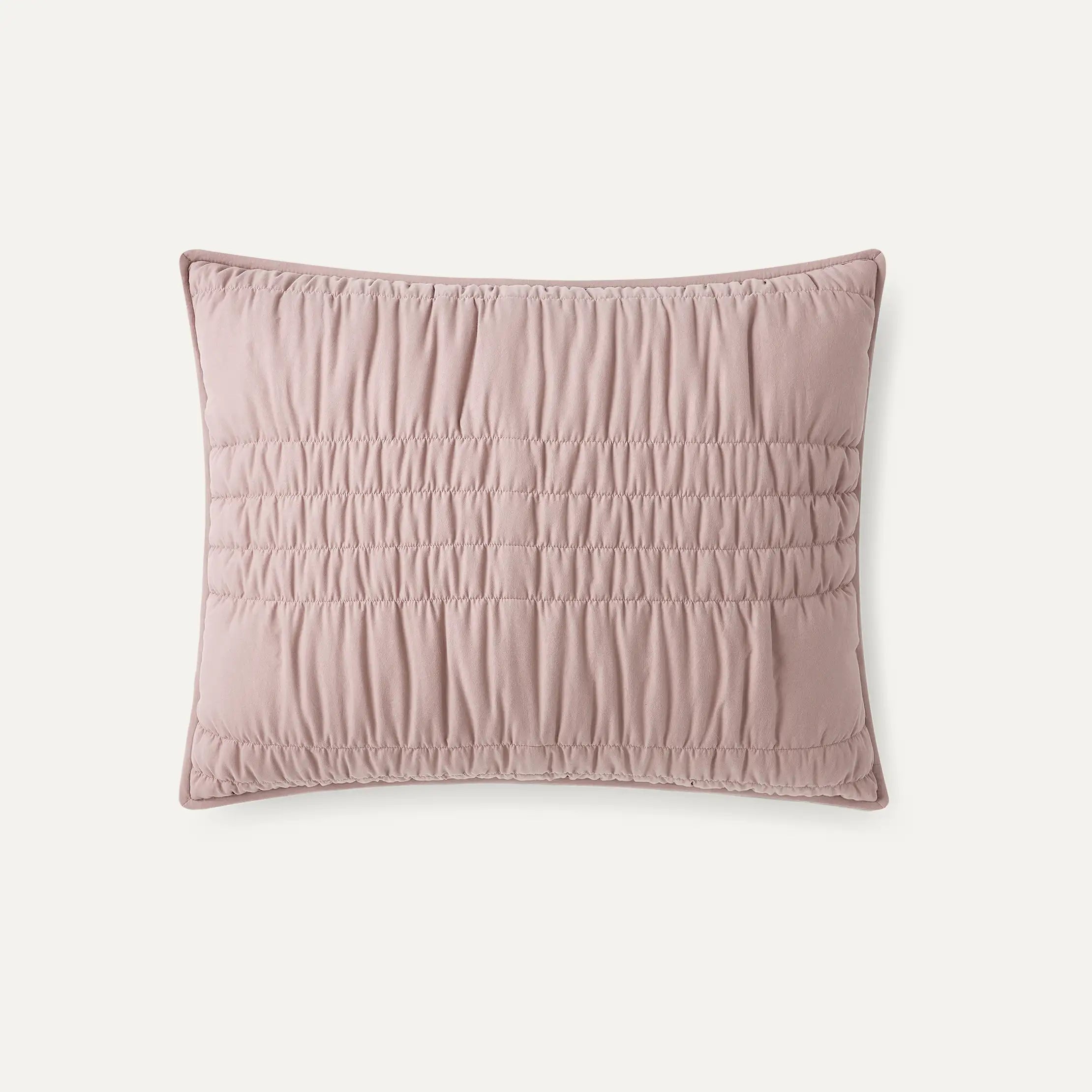 Home Devon Tide Quilt Set King - ROSEWOOD