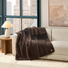 Home Harlan Throw 50"x70" - BURNT CEDAR