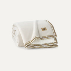 Home Kirkwood UGGbraid Throw 50X70 - MUSTARD SEED